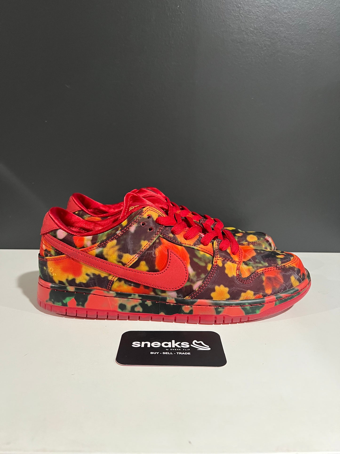 USED Nike SB Dunk Low “Wizard of Oz” Poppy Field FZ1291-600 SIZE 10M NO BOX JY25-199