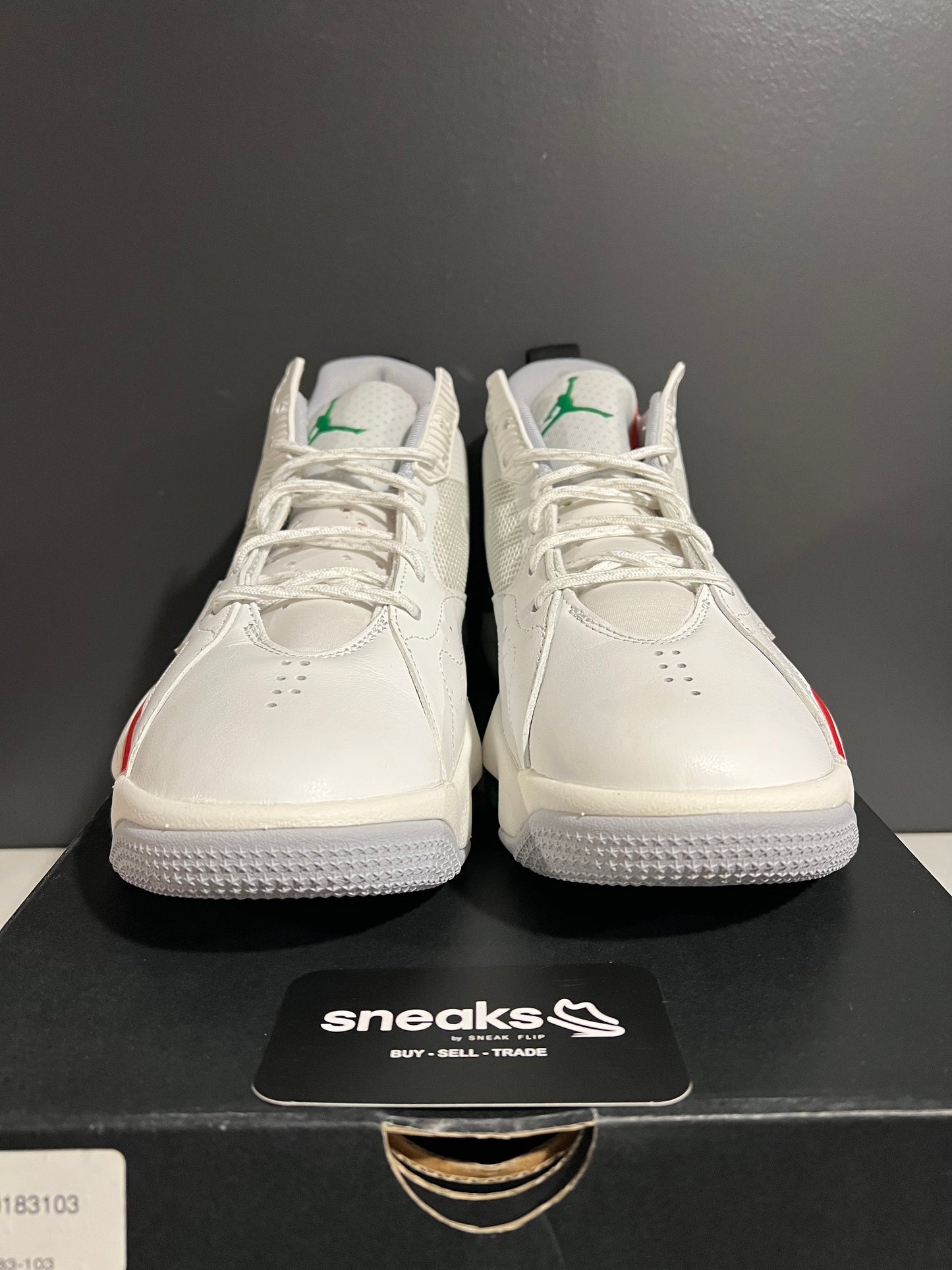 USED Jordan Zoom '92 White Lucky Green Dark Sulfur CK9183-103 SIZE 11M OG ALL AG25-305