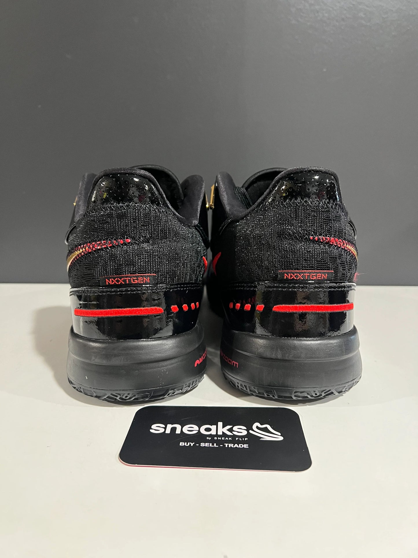 Nike Zoom LeBron NXXT Gen AMPD Black University Red Gold