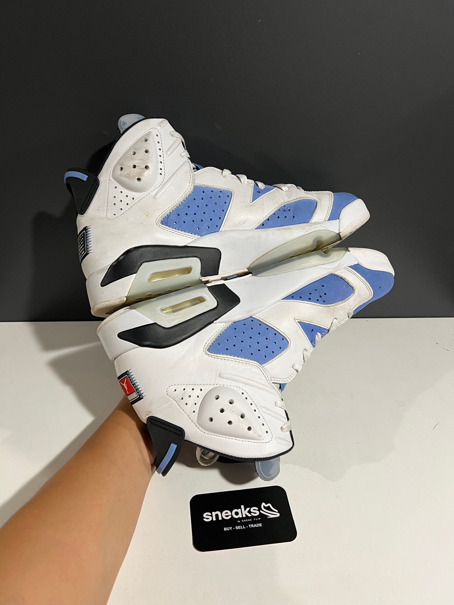 USED Air Jordan 6 Retro UNC Home CT8529-410 SIZE 12M NO BOX SP25-076