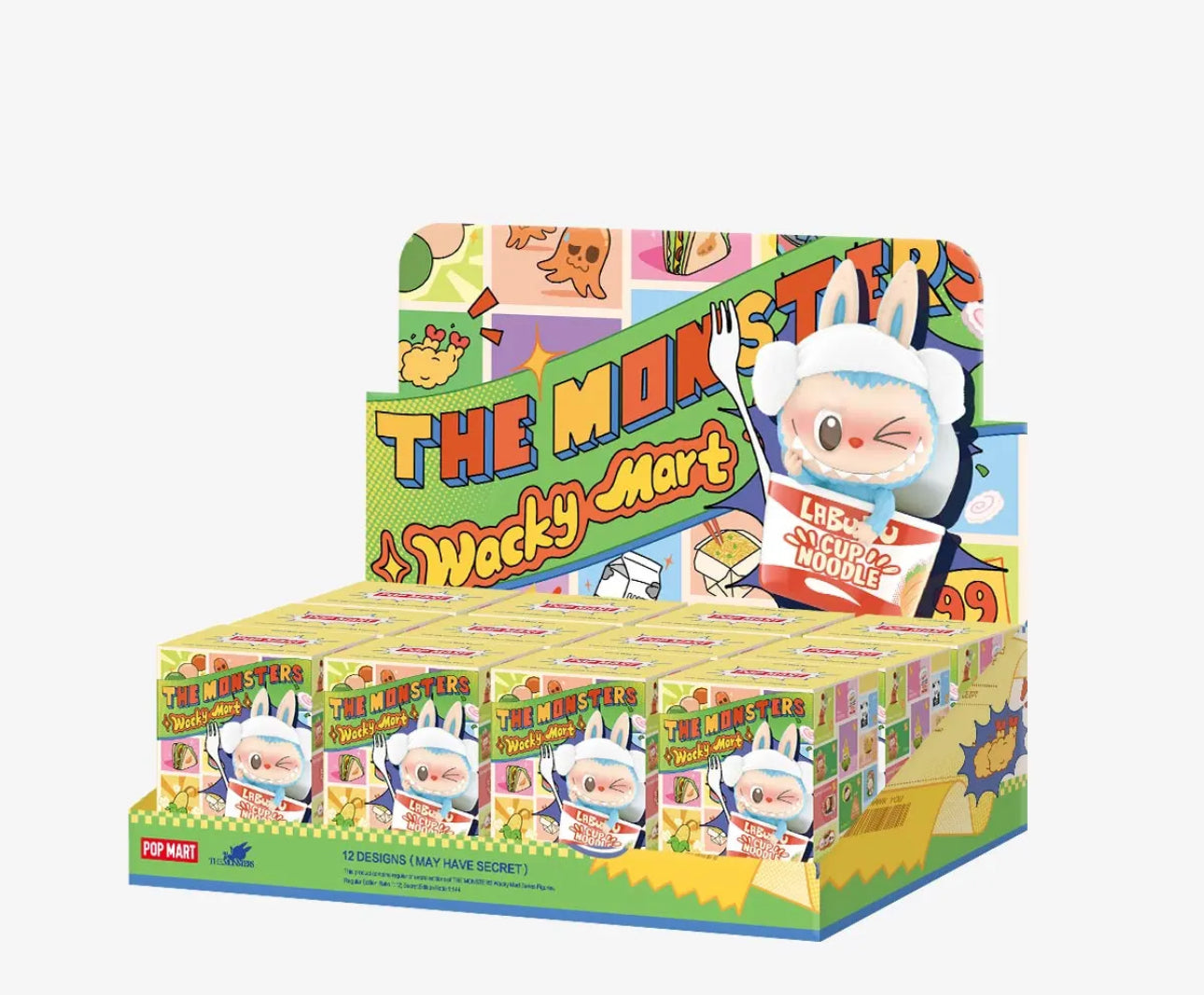 Pop Mart Labubu The Monsters Wacky Mart Series Figure Sealed Case (1 or 12 Blind Box)