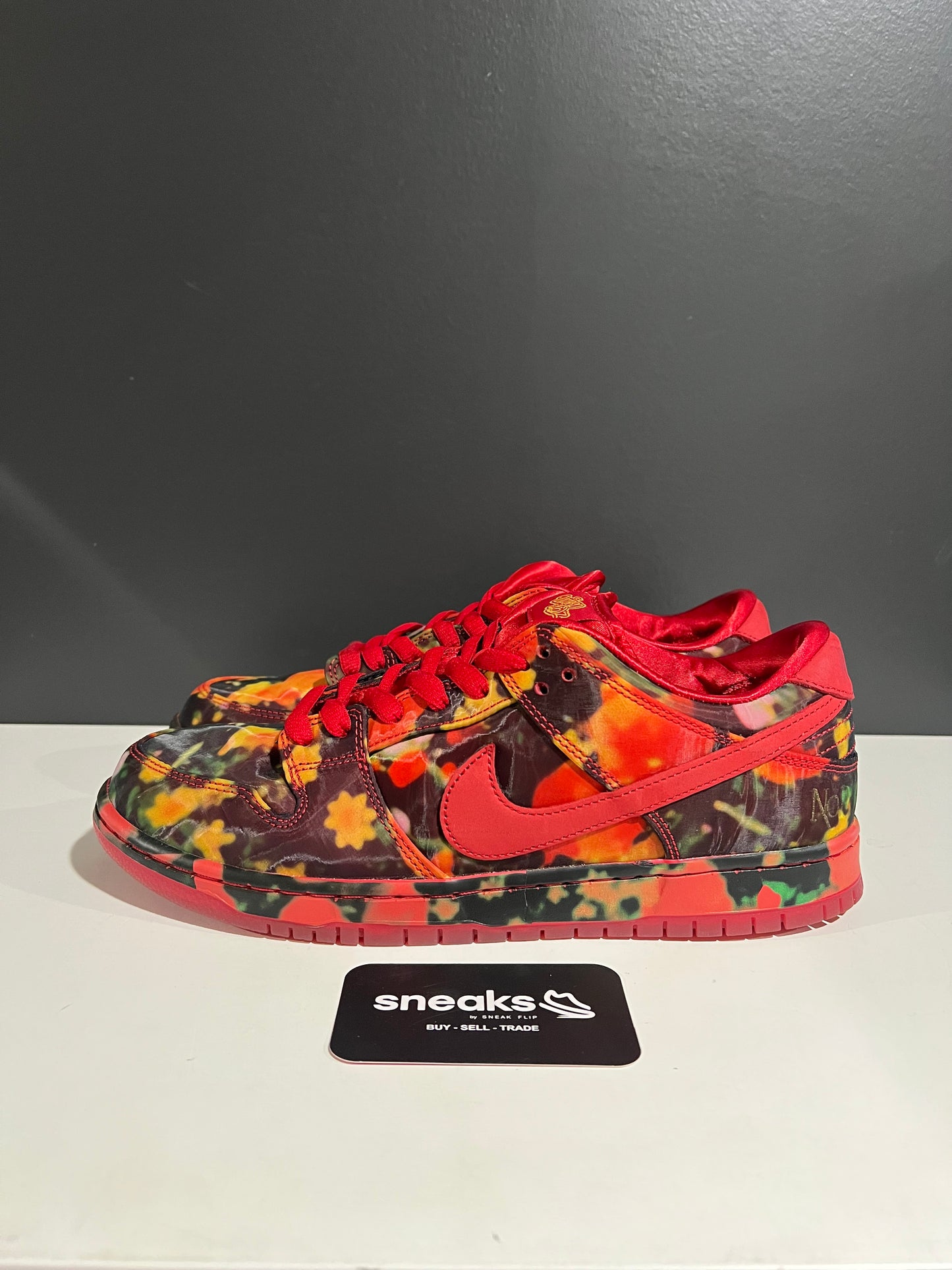 USED Nike SB Dunk Low “Wizard of Oz” Poppy Field FZ1291-600 SIZE 10M NO BOX JY25-199
