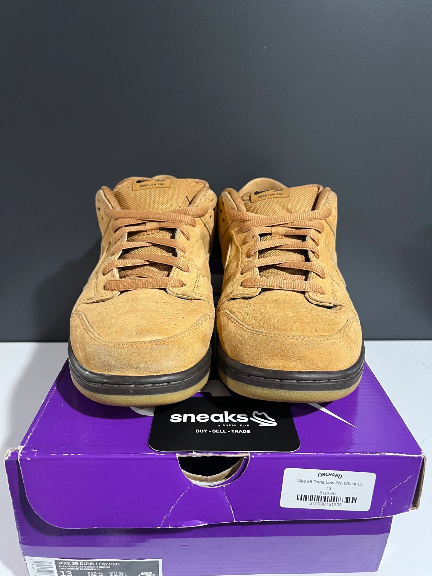 Nike SB Dunk Low Wheat - Used