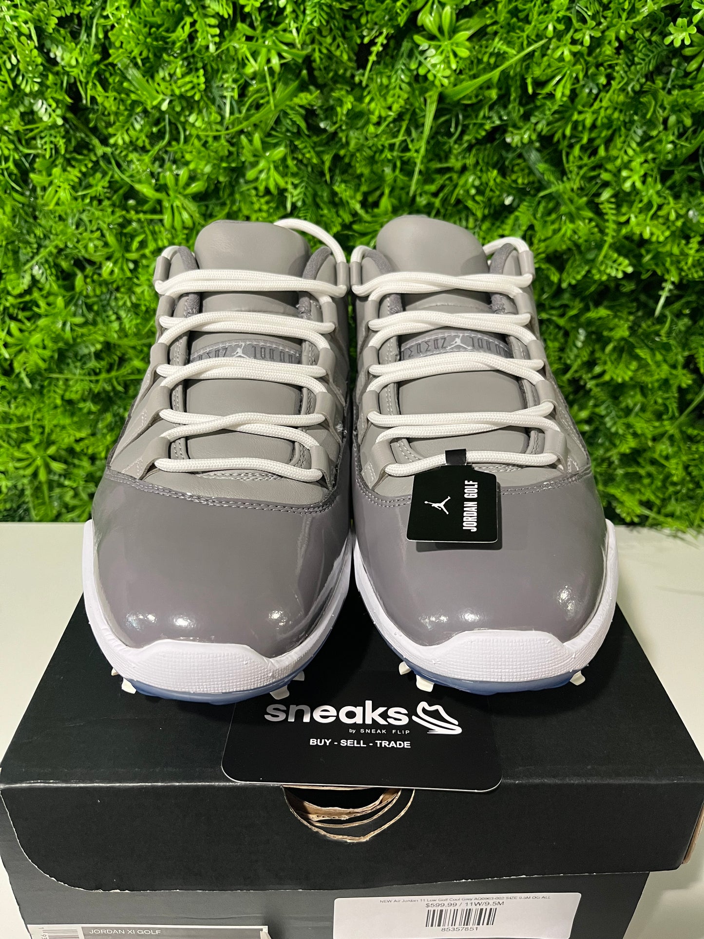 NEW Air Jordan 11 Low Golf Cool Grey AQ0963-002 SIZE 9.5M OG ALL