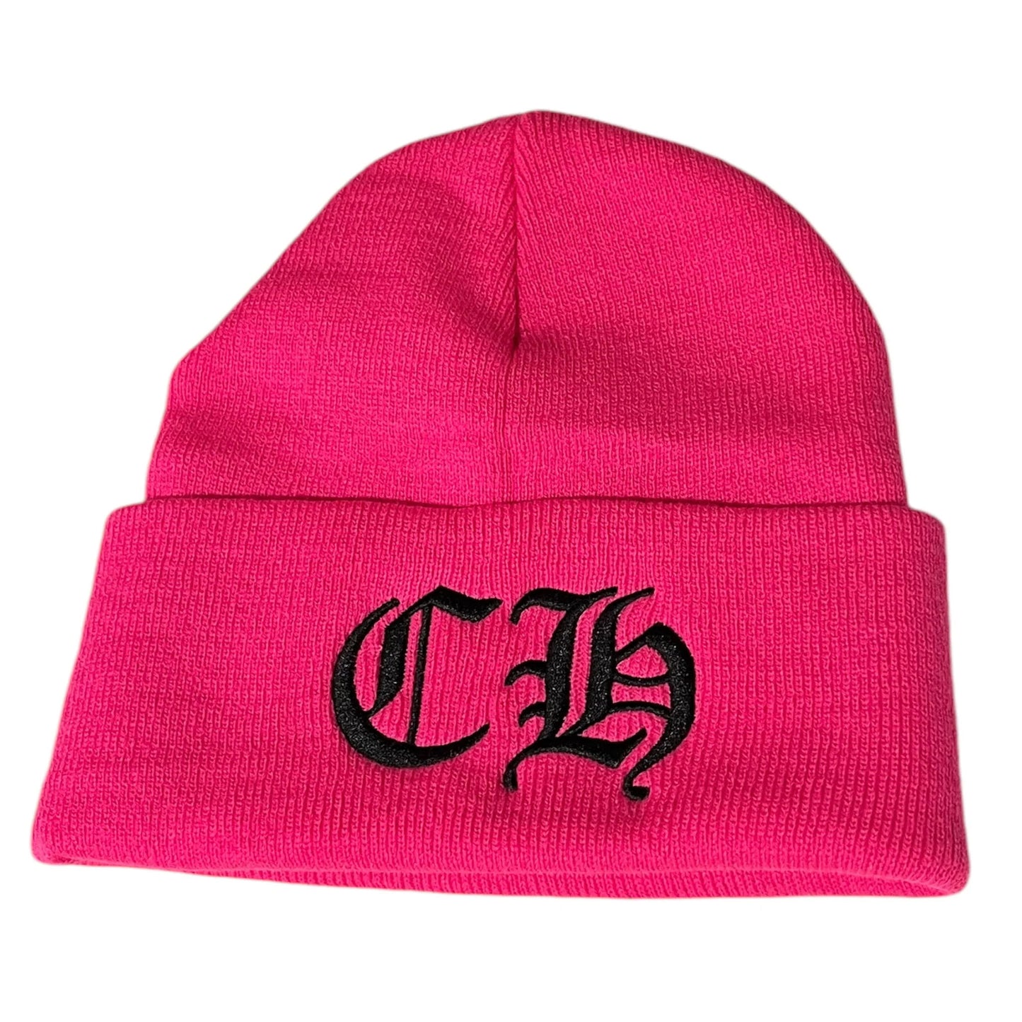 Chrome Hearts Pink CH Beanie