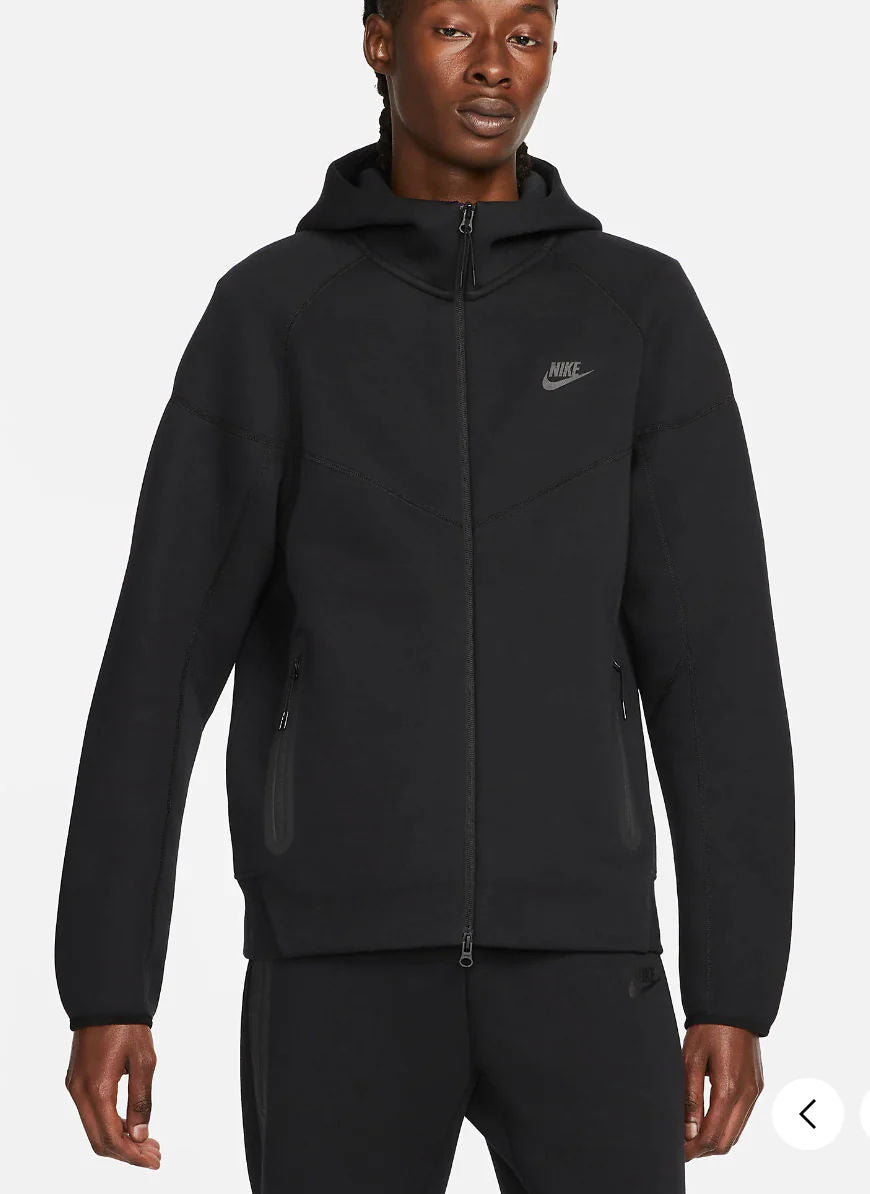 Nike Sportswear Tech Fleece Windrunner Full-Zip Hoodie Black/Black