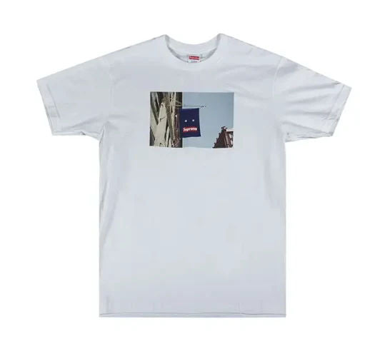Supreme Banner Tee White