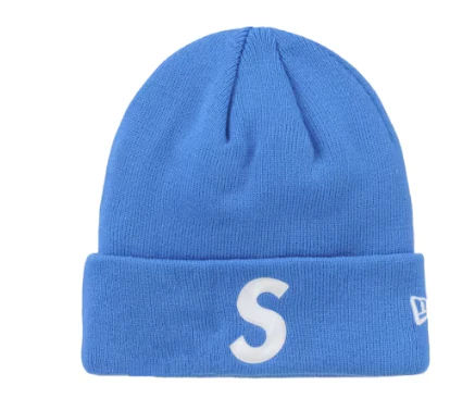 Supreme New Era S Logo Beanie (FW24) Blue