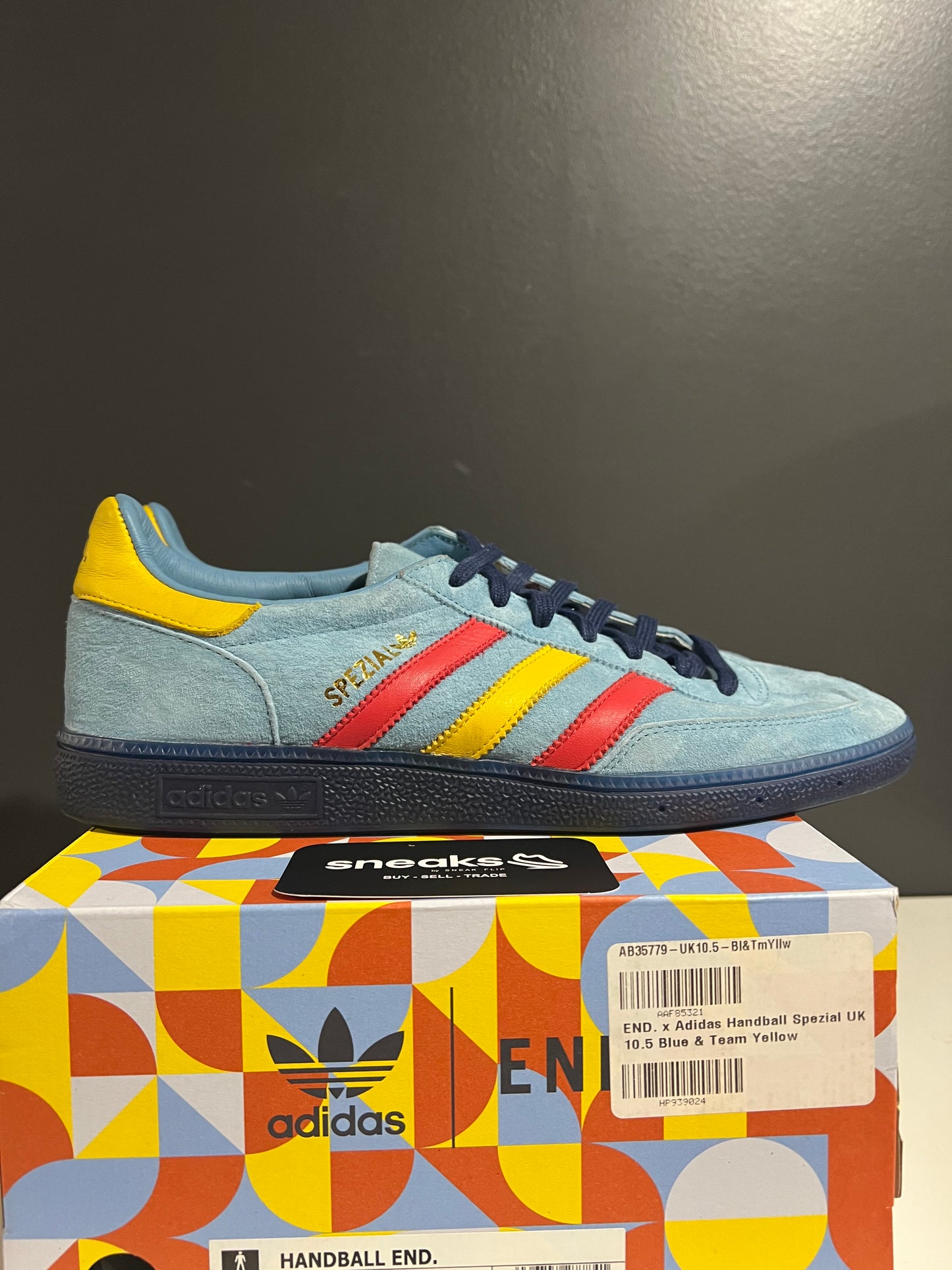 USED END. x Handball Spezial Bauhaus HP9390 SIZE 11M OG ALL AG25-299