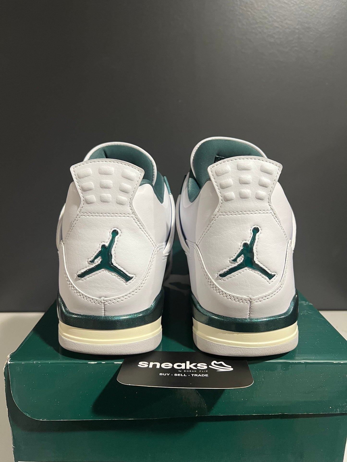 USED Air Jordan 4 Retro Oxidized Green FQ8138-103 SIZE 11.5M OG ALL AG25-207
