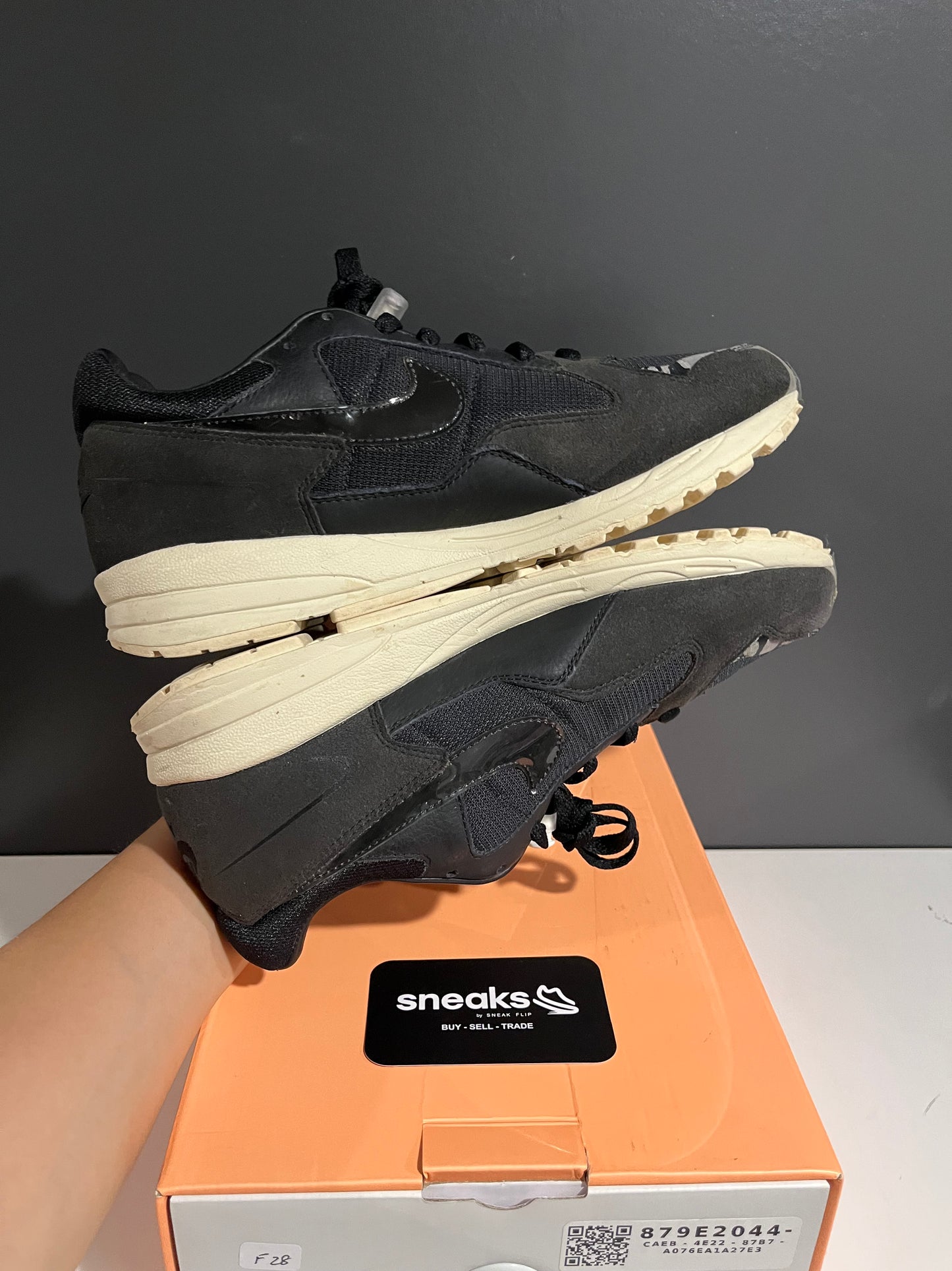 USED Fear Of God x Air Skylon 2 Black BQ2752-001 SIZE 9M OG ALL JN25-114