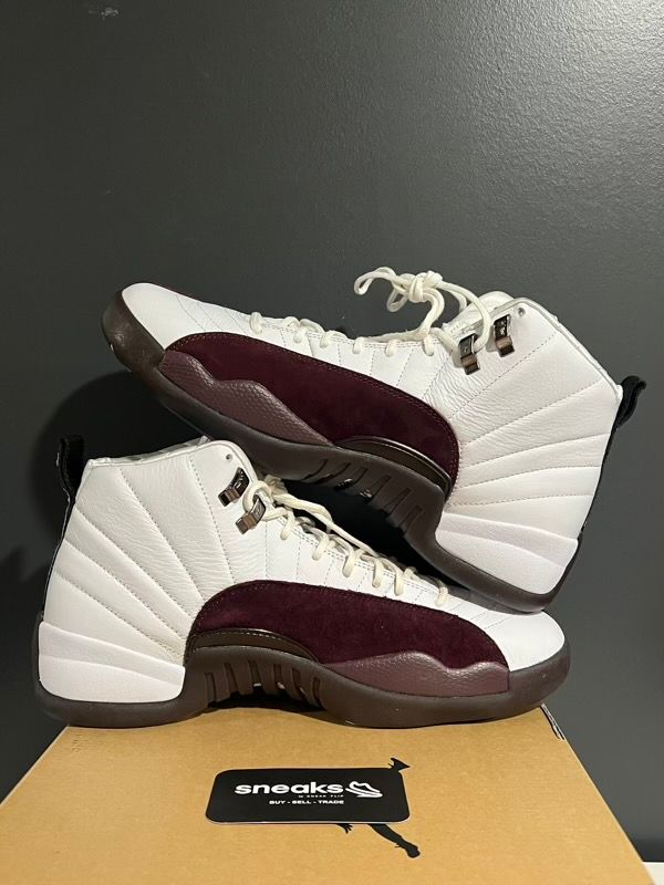 USED SIZE 11.5M Jordan 12 Retro SP A Ma Maniére White (Women's) - Used