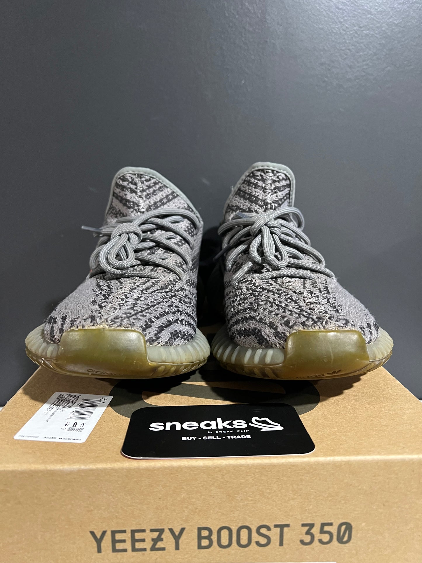 USED Yeezy Boost 350 V2 Beluga 2.0 AH2203 SIZE 8M OG ALL AG25-248