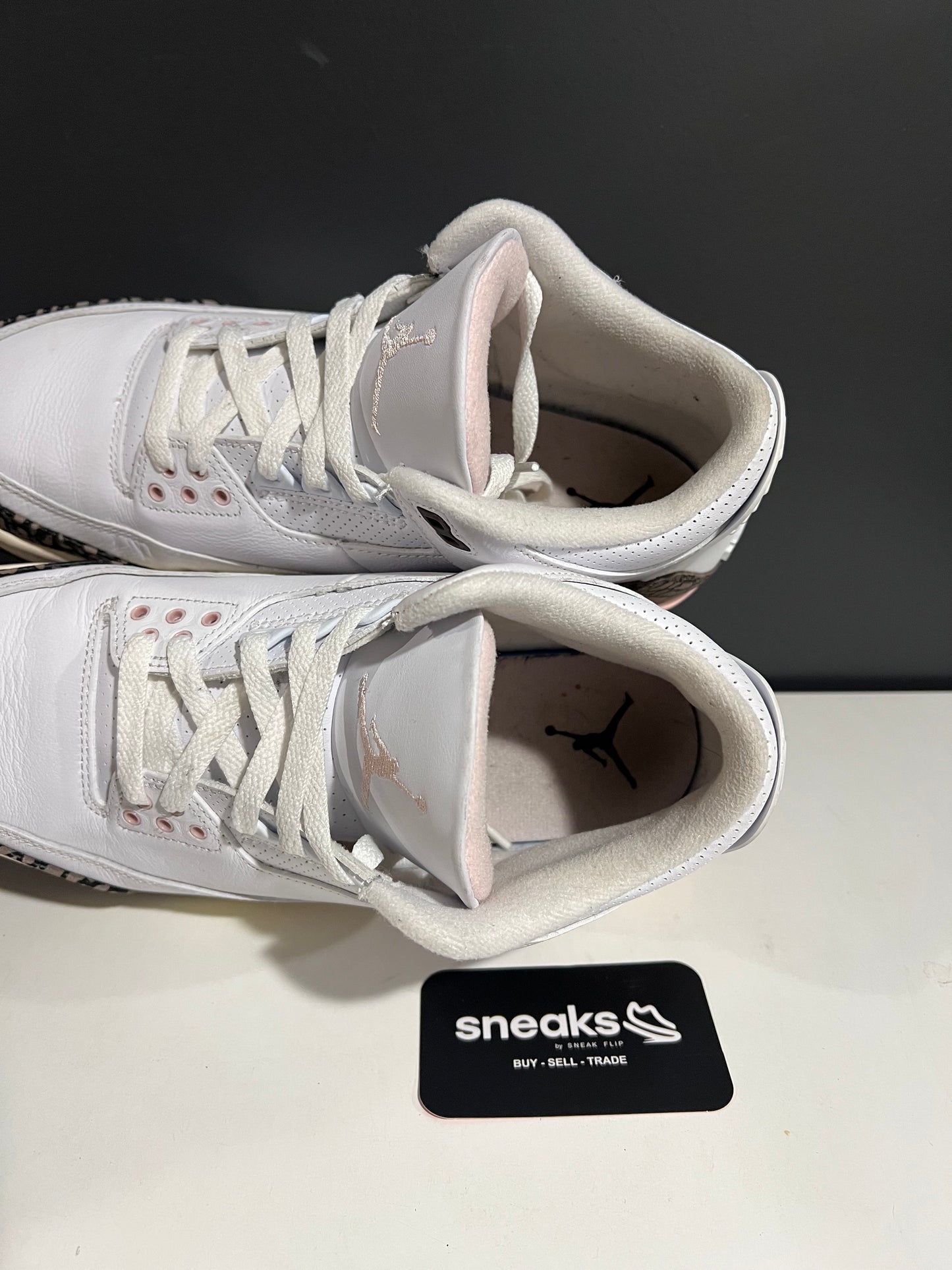 USED Wmns Air Jordan 3 Retro Neapolitan CK9246-102 SIZE 9.5M NO BOX AG25-182