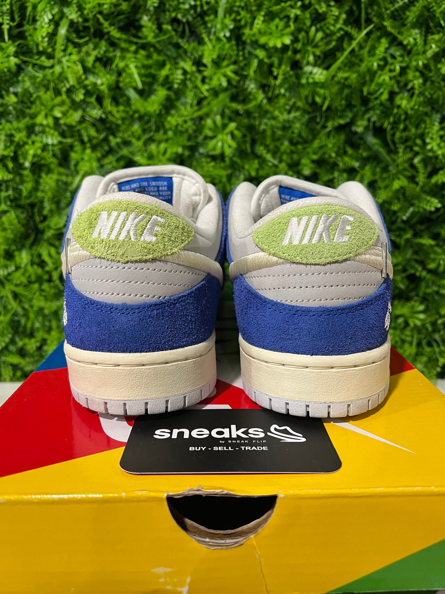 USED Fly Streetwear x Dunk Low Pro SB Gardenia DQ5130-400 SIZE 10M OG ALL