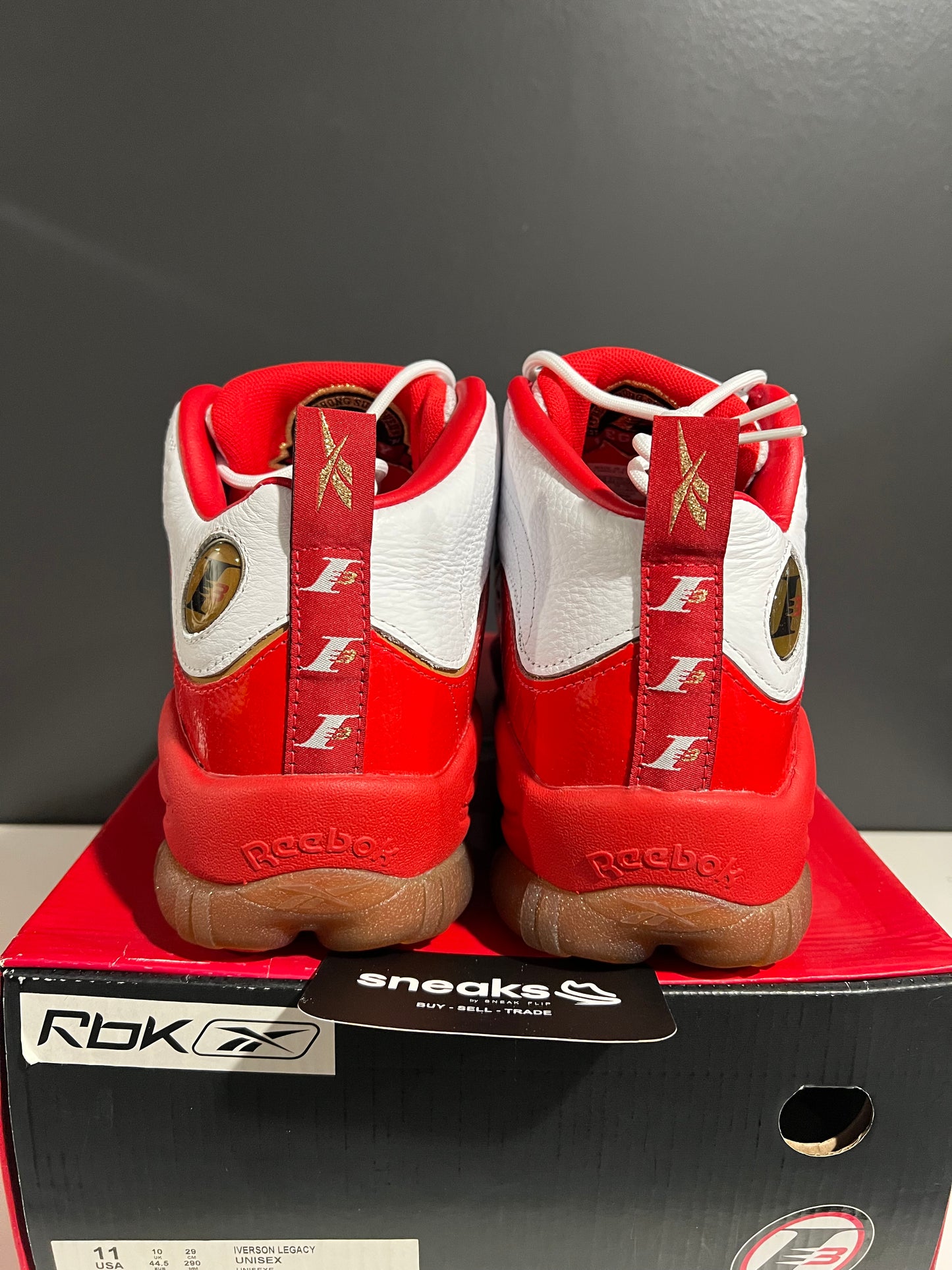 NEW Iverson Legacy Red Gum CN8406 SIZE 11M OG ALL AG25-295