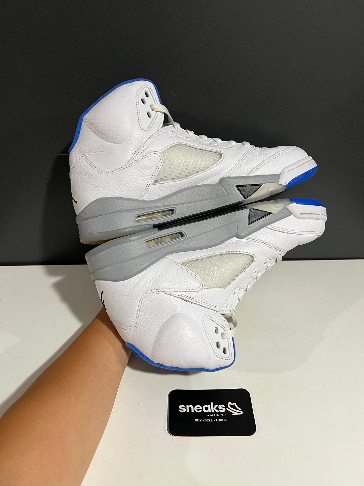 USED Air Jordan 5 Retro Stealth 2.0 DD0587-140 SIZE 11.5M NO BOX SP25-079