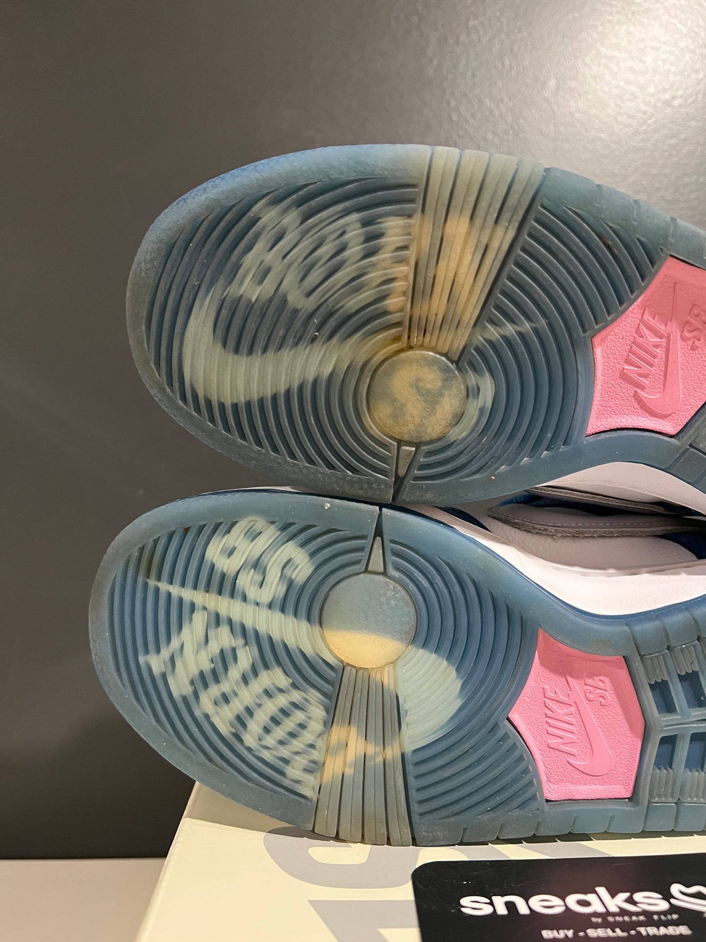 USED Born x Raised Dunk Low SB One Block at a Time FN7819-400 SIZE 6M OG ALL AG25-367