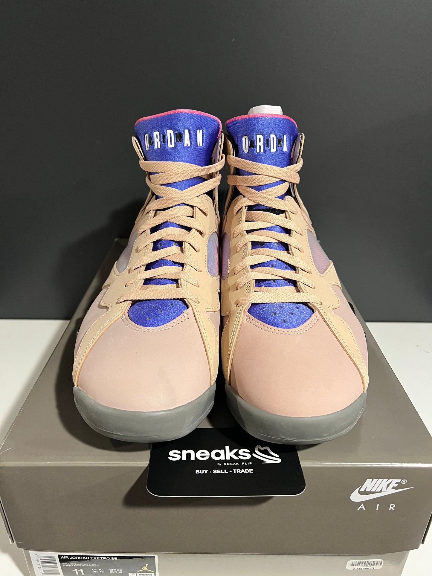 USED Air Jordan 7 Retro SE Sapphire DJ2636-204 SIZE 11M OG ALL AG25-306