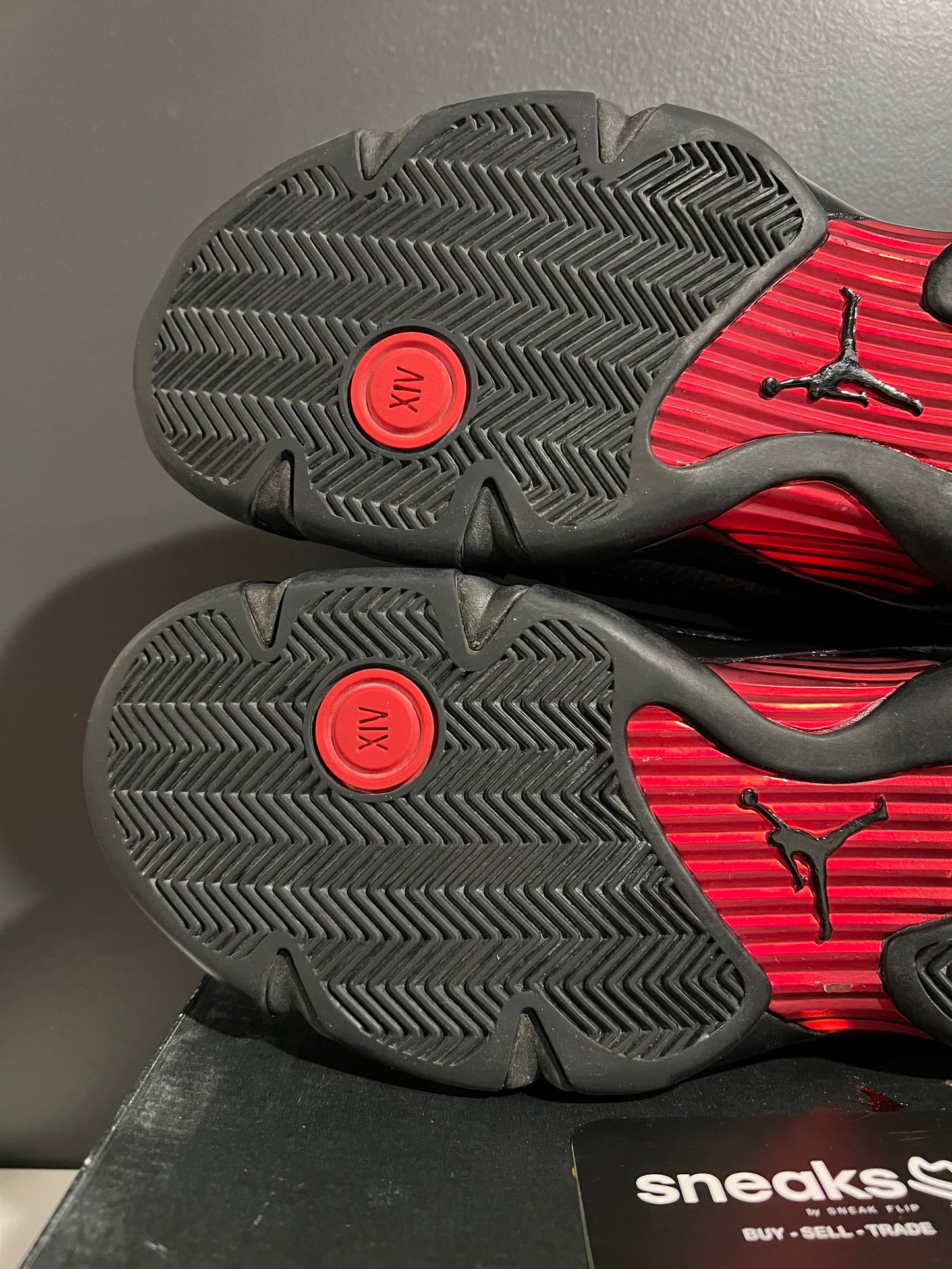 USED Air Jordan 14 Retro Last Shot 2018 487471-003 SIZE 10M OG ALL AG25-275