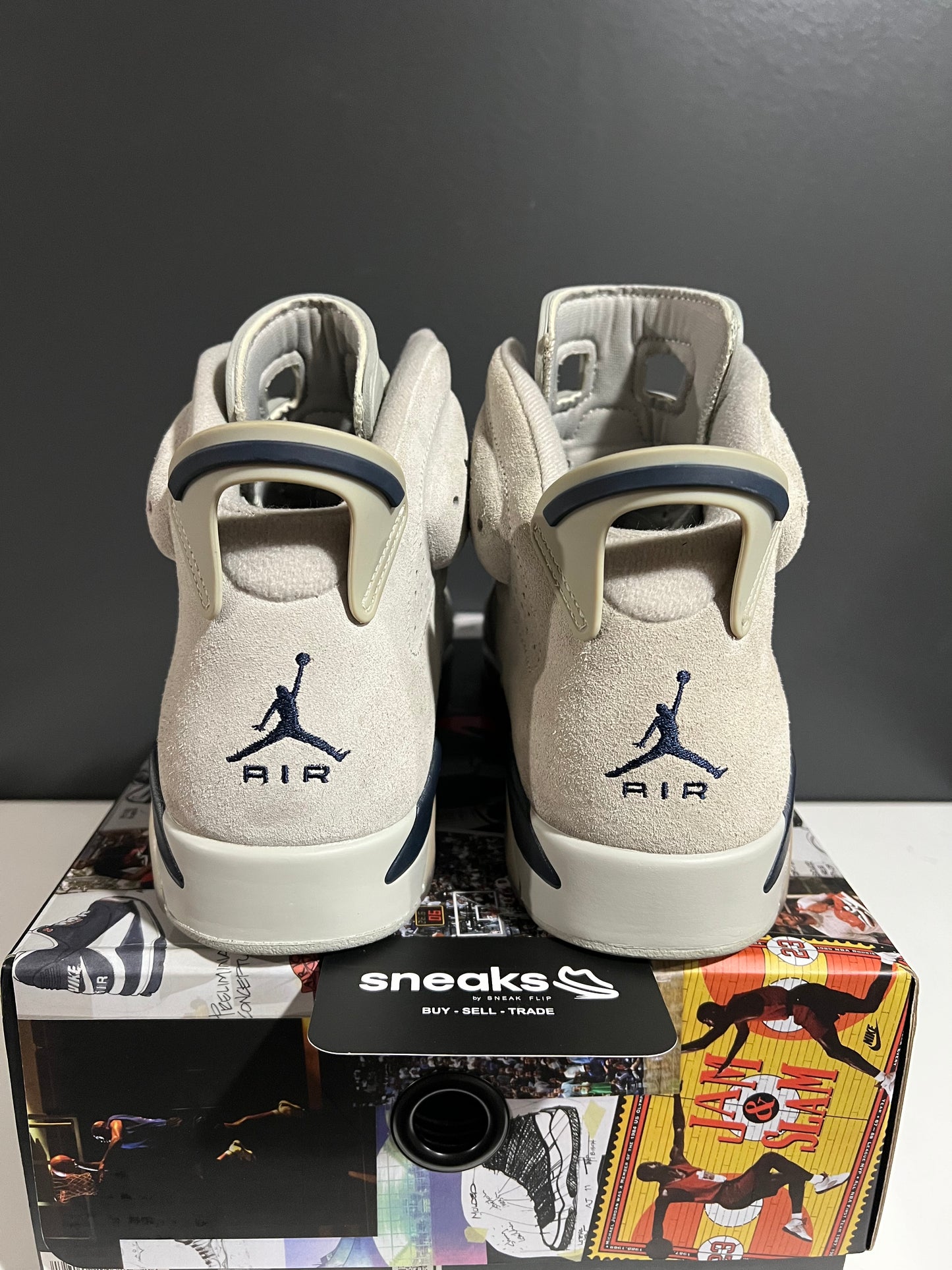 USED Air Jordan 6 Retro Georgetown CT8529-012 SIZE 10.5M OG ALL AG25-229