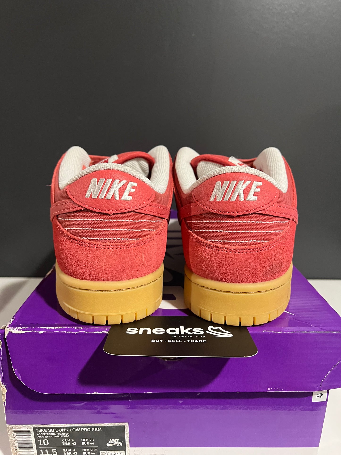 USED Nike SB Dunk Low Adobe DV5429-600 SIZE 10M OG ALL JY25-232