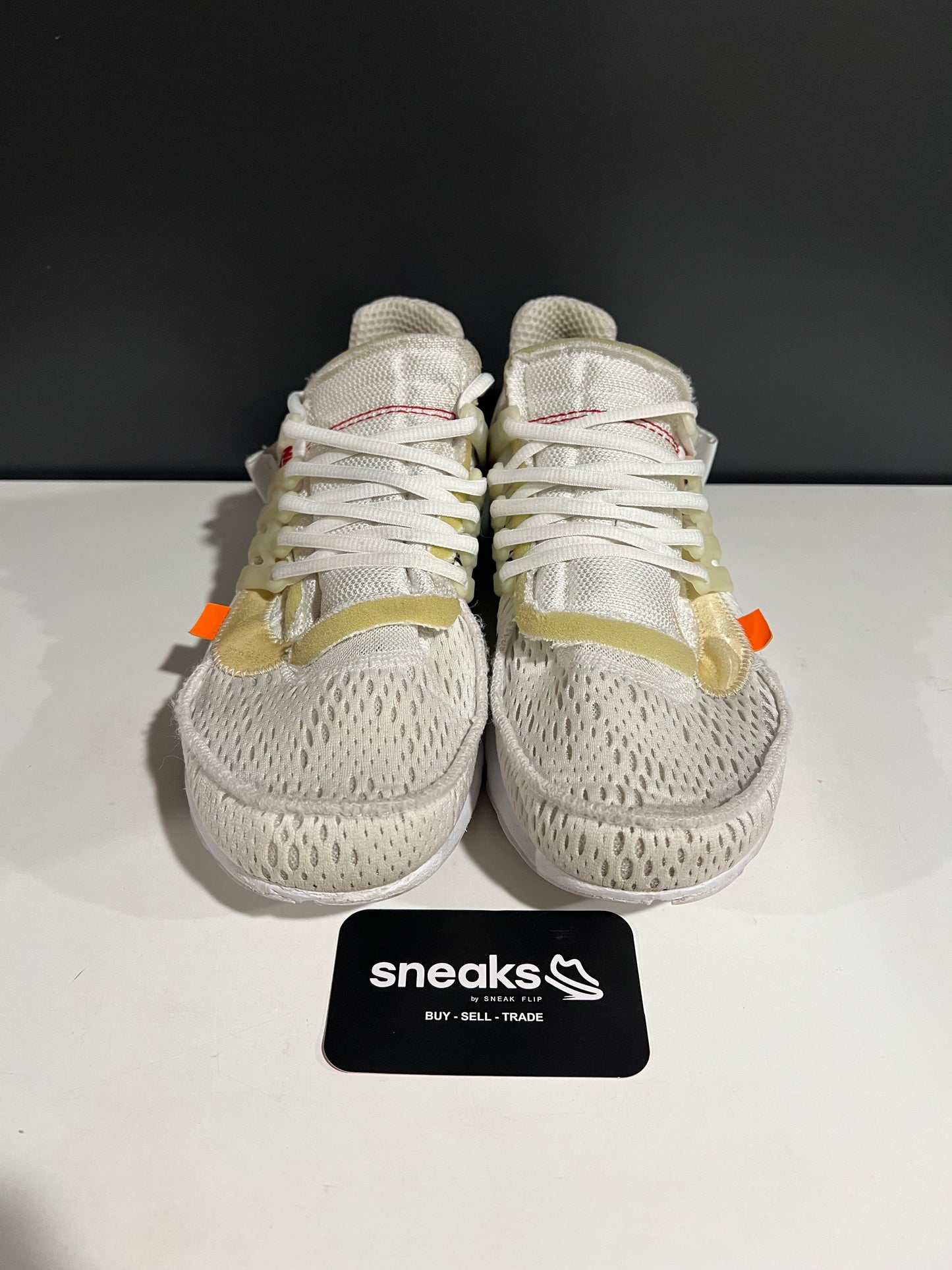 USED Off-White x Air Presto White AA3830-100 SIZE 8M NO BOX AG25-175