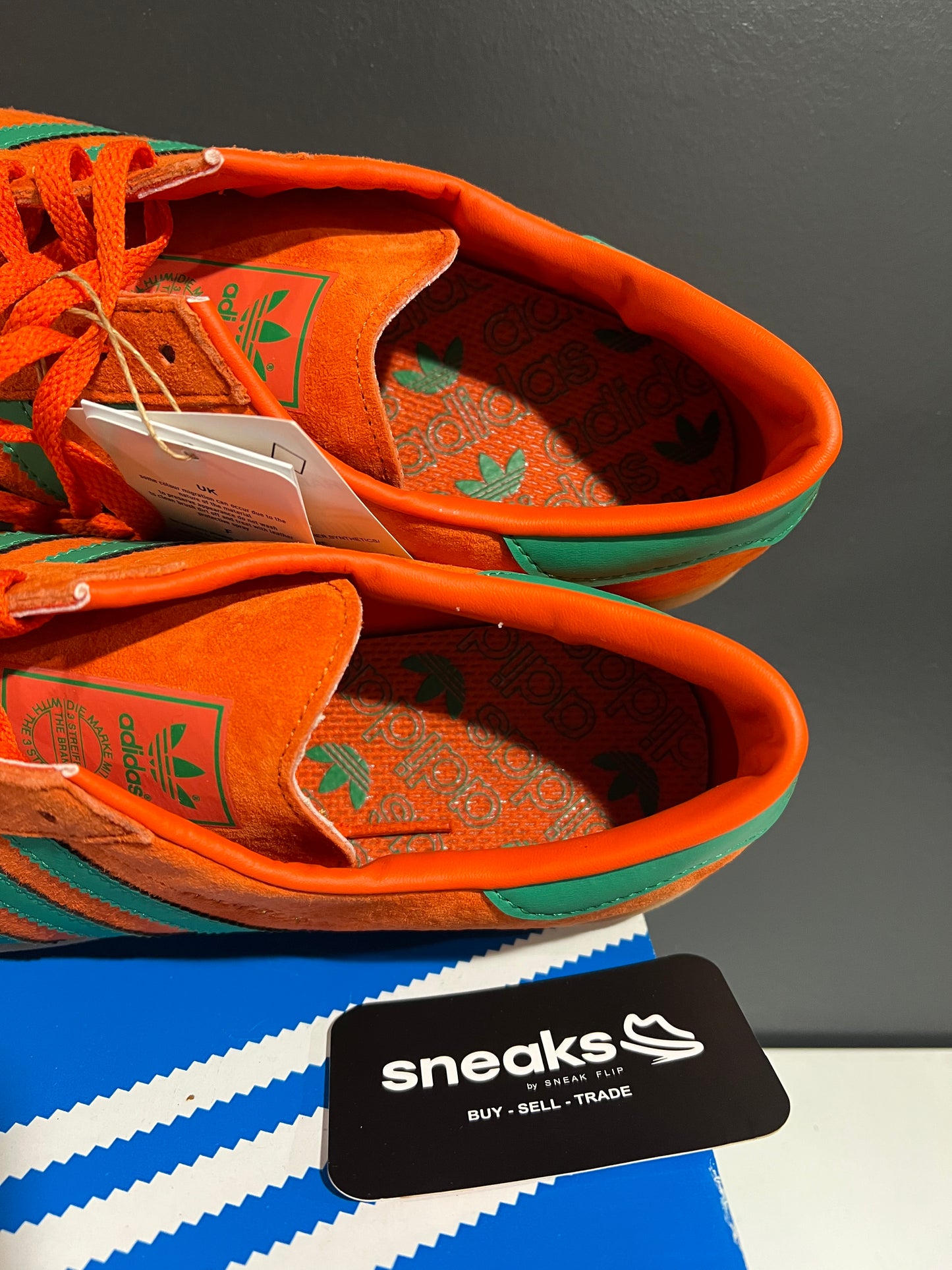 NEW Adidas Hamburg Orange Green H00447 SIZE 11M OG ALL AG25-291