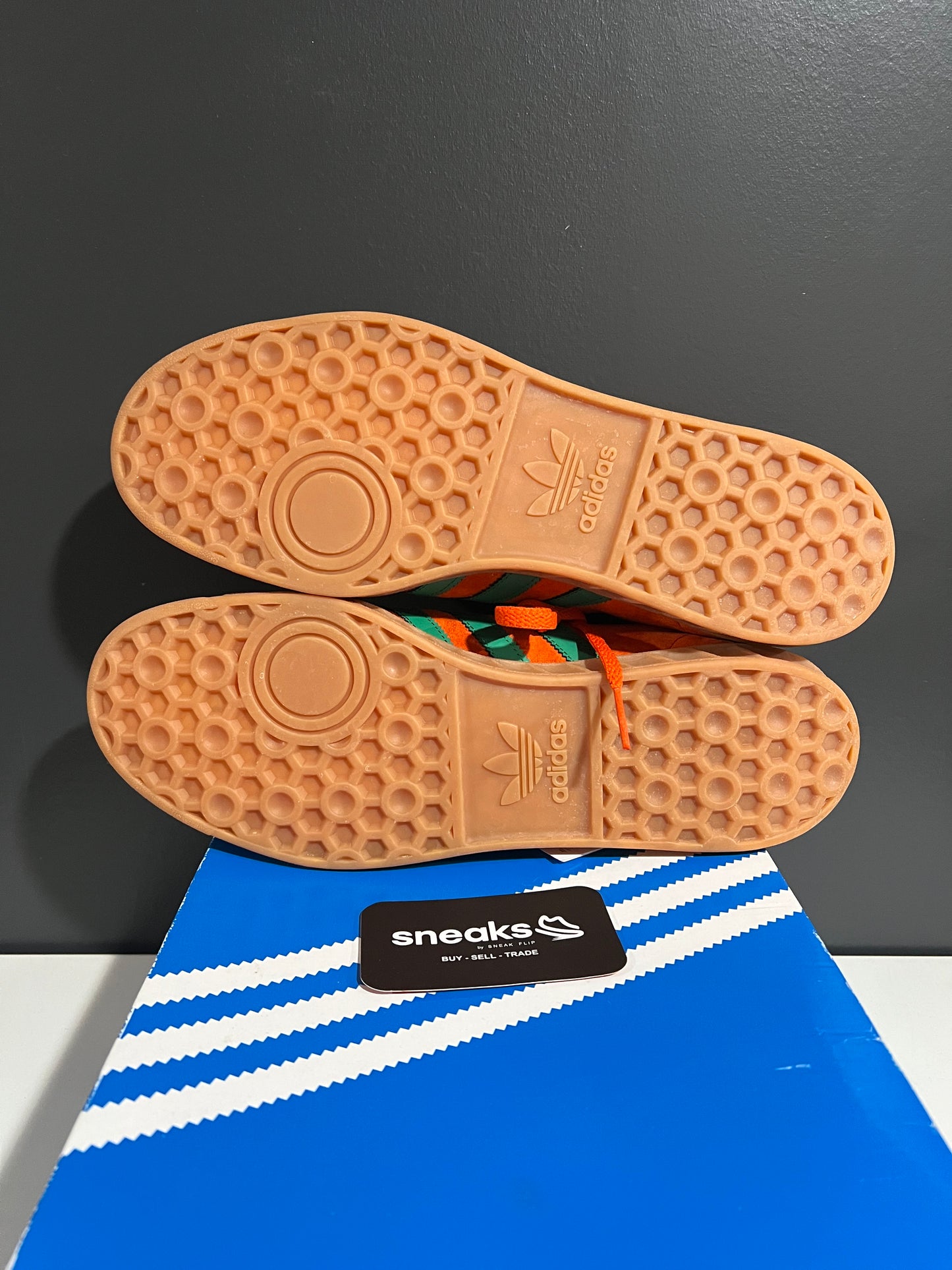 NEW Adidas Hamburg Orange Green H00447 SIZE 11M OG ALL AG25-291