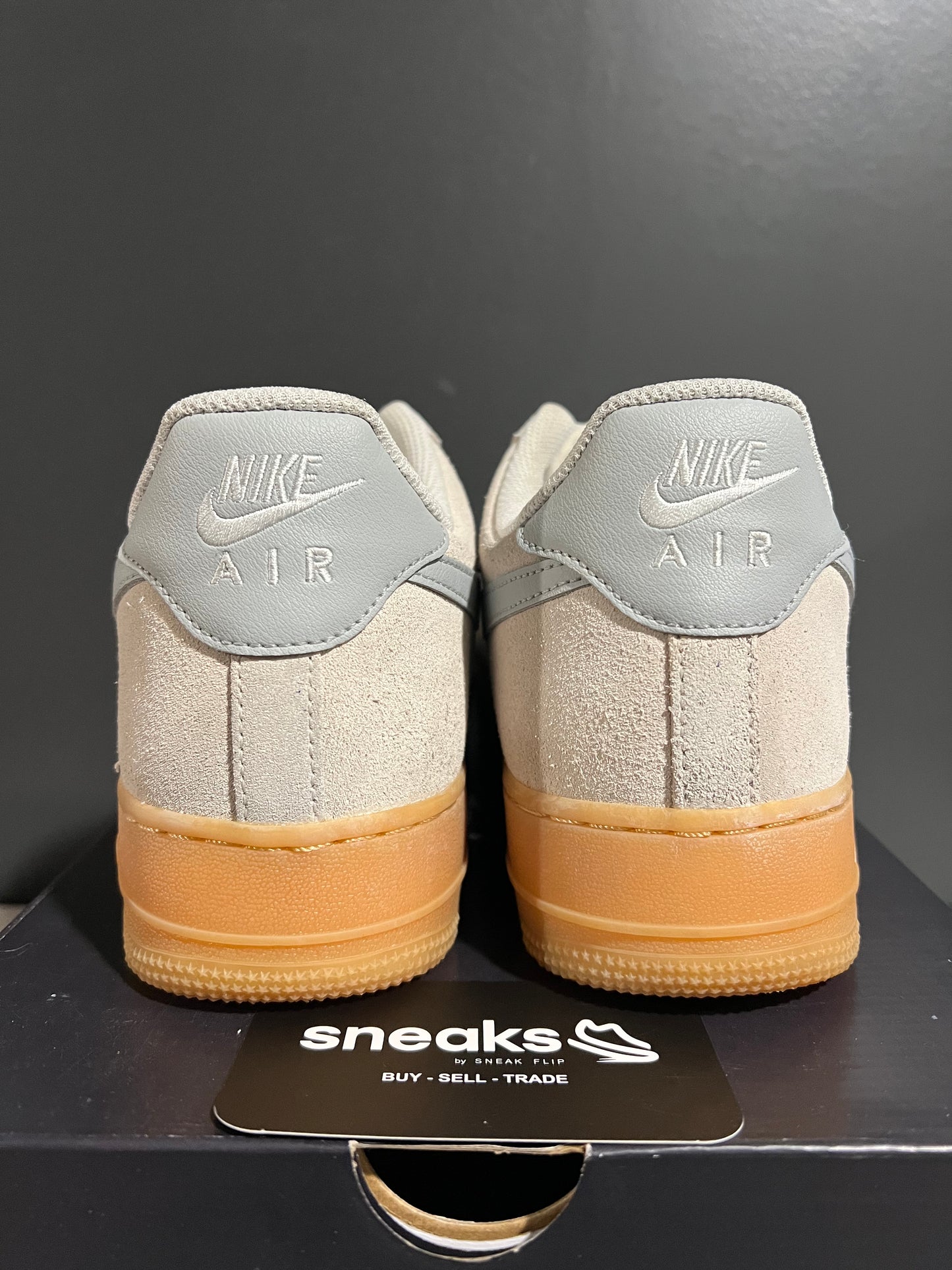 USED Air Force 1 '07 LV8 Gum Pack Phantom Light Smoke FQ8714-002 SIZE 11M OG ALL AG25-161