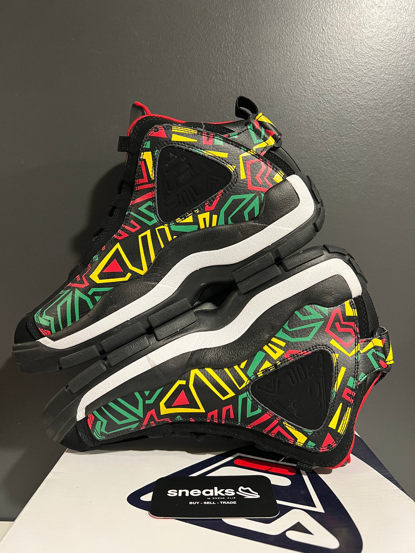 USED Grant Hill 2 Black Jelly Bean Lemon 1BM01260-041 SIZE 11M OG ALL AG25-309
