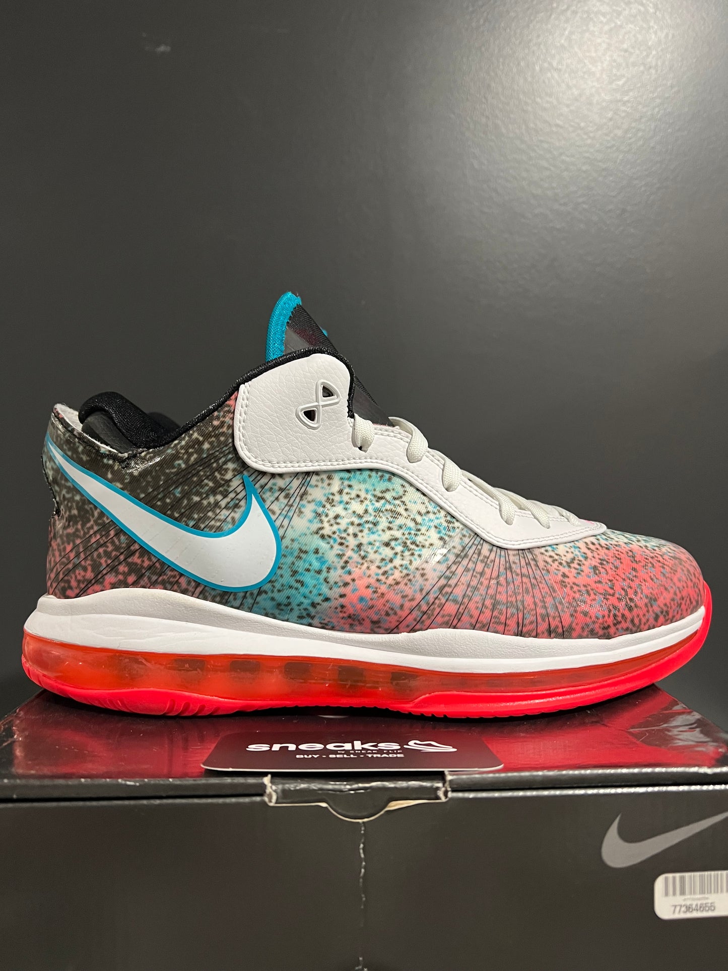 USED LeBron 8 V/2 Low Retro Miami Night 2021 DJ4436-100 SIZE 10M OG ALL AG25-265