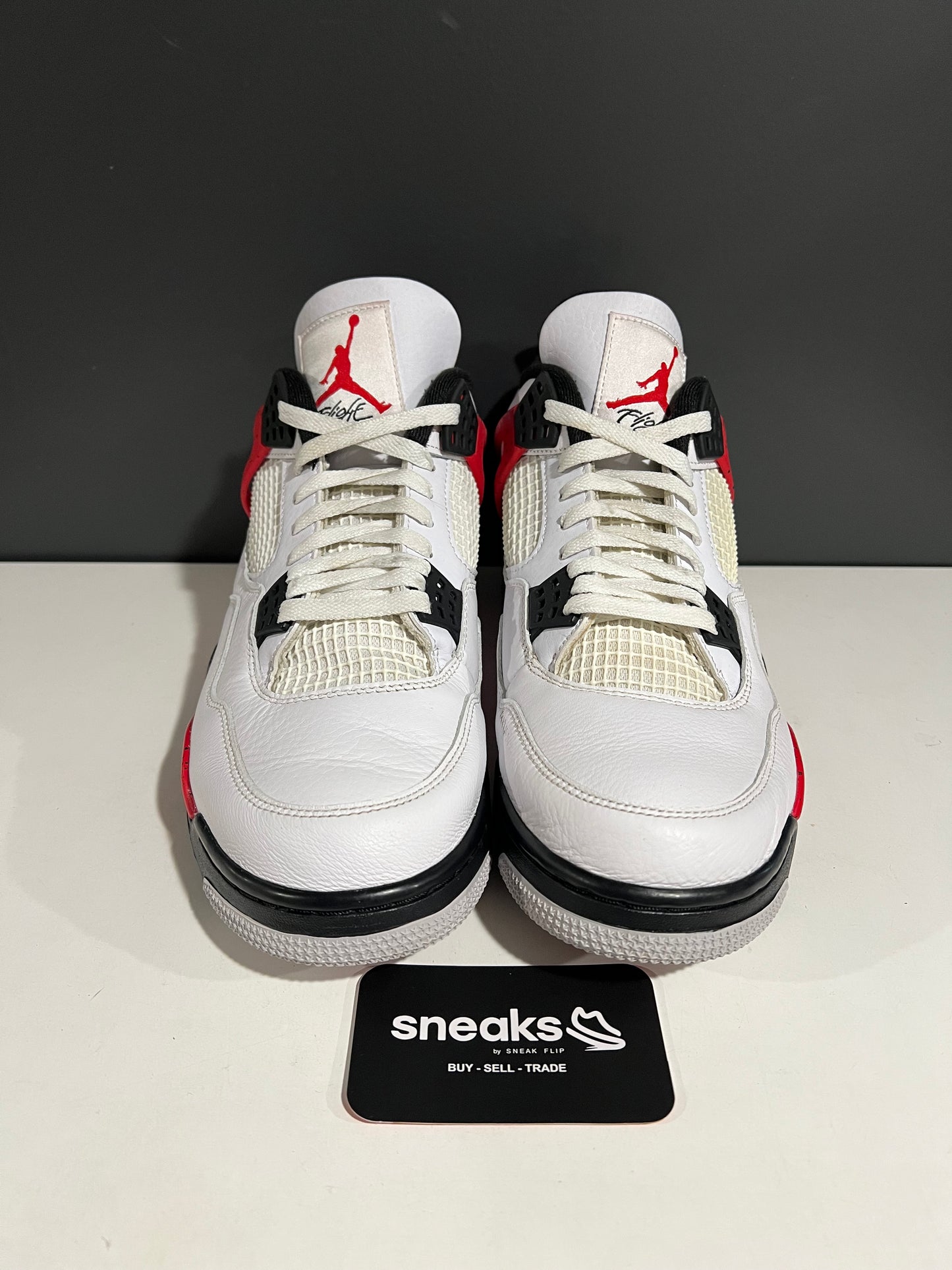 USED Air Jordan 4 Retro Red Cement DH6927-161 SIZE 12M NO BOX SP25-077