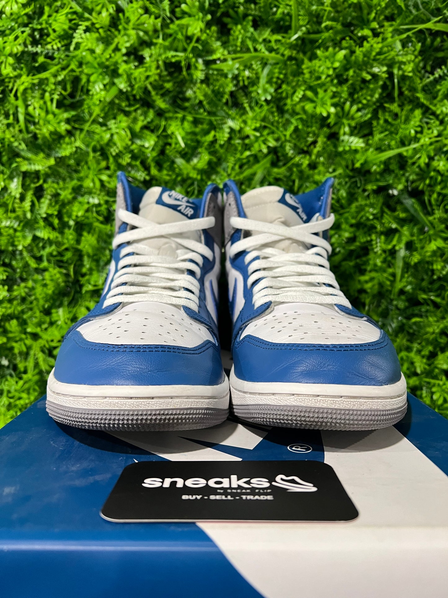 USED Air Jordan 1 Retro High OG True Blue DZ5485-410 SIZE 12W/10.5M OG ALL