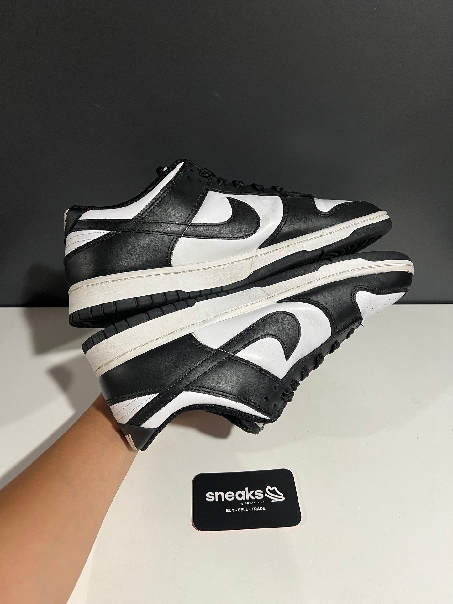 USED Dunk Low Black White DD1391-100 SIZE 13M NO BOX AG25-127