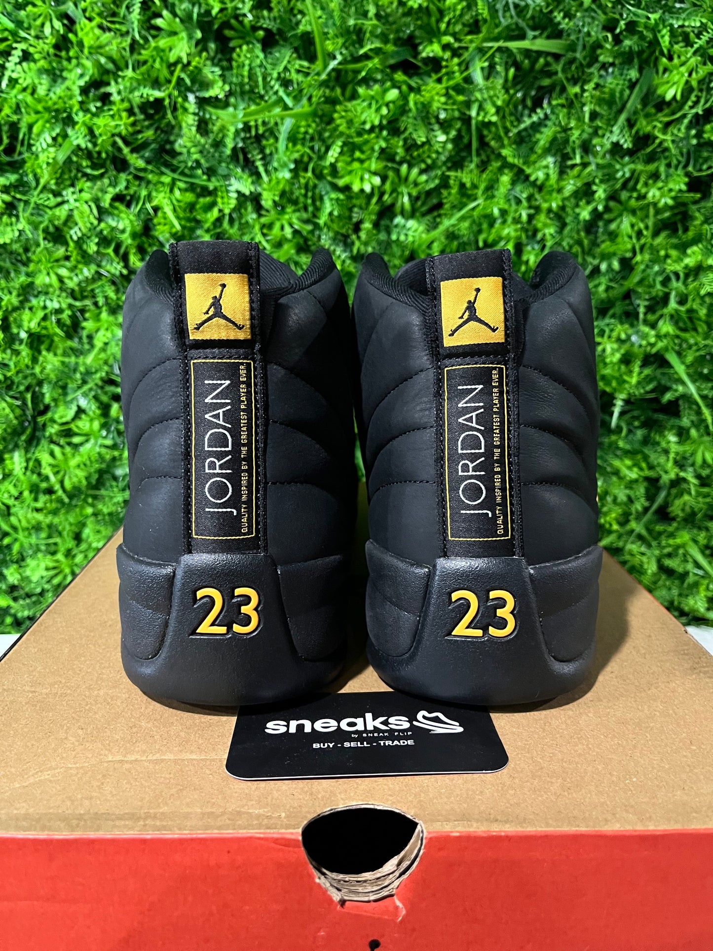 USED Air Jordan 12 Retro Black Taxi CT8013-071 SIZE 13M OG ALL
