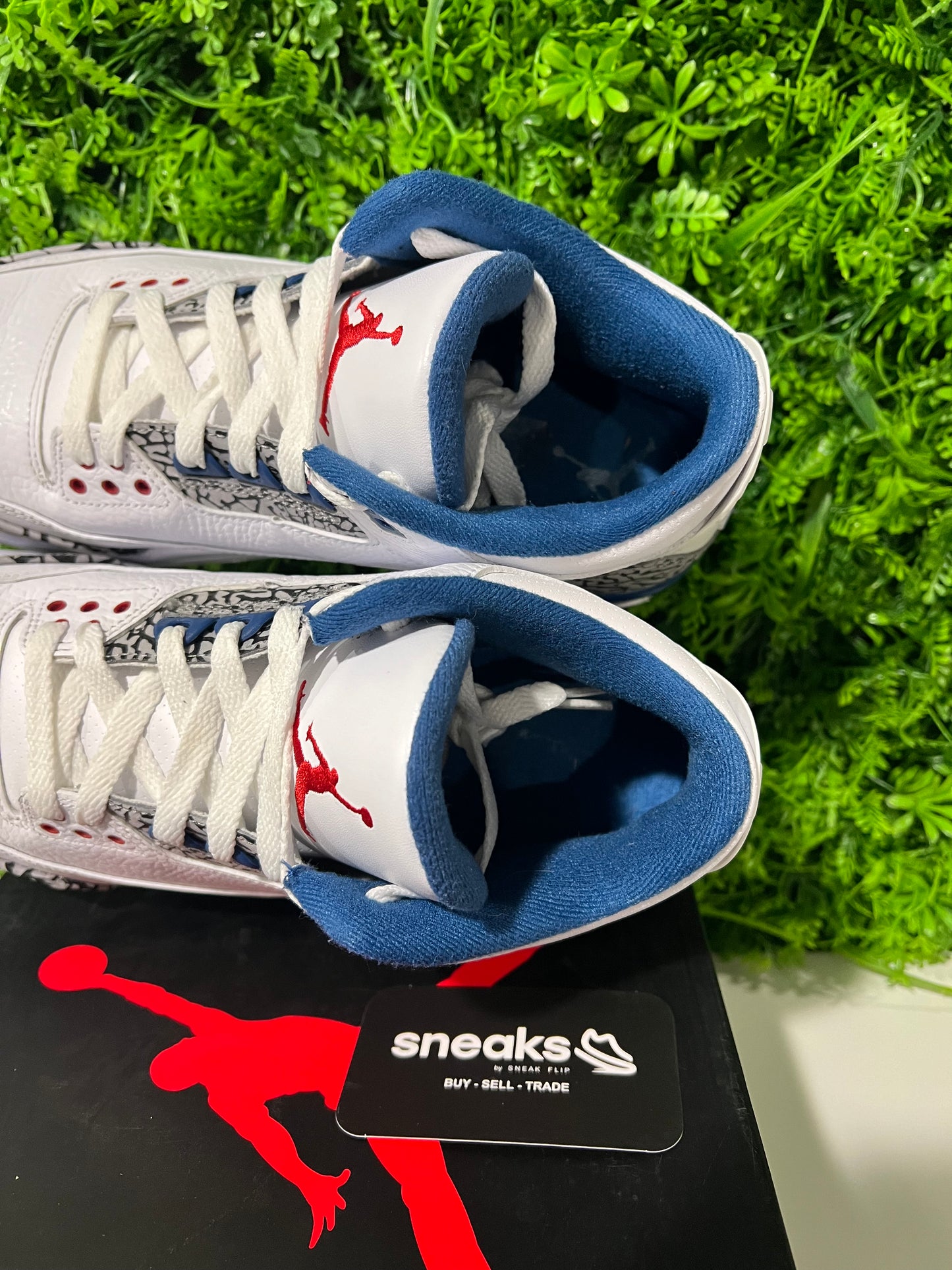 USED Air Jordan 3 Retro True Blue 2011 136064-104 SIZE 10M OG ALL