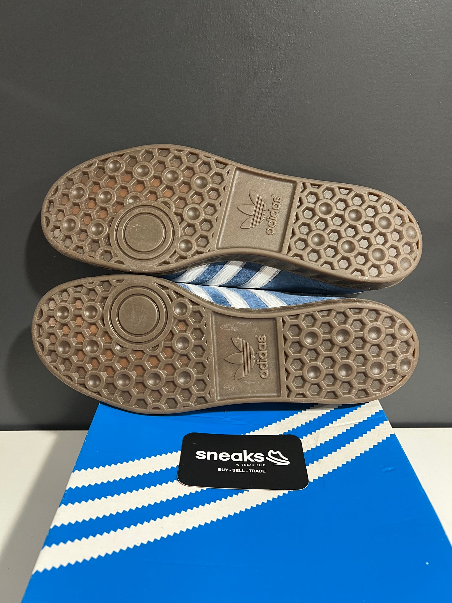 NEW Adidas Hamburg Altitude Blue HQ1355 SIZE 11M OG ALL AG25-296