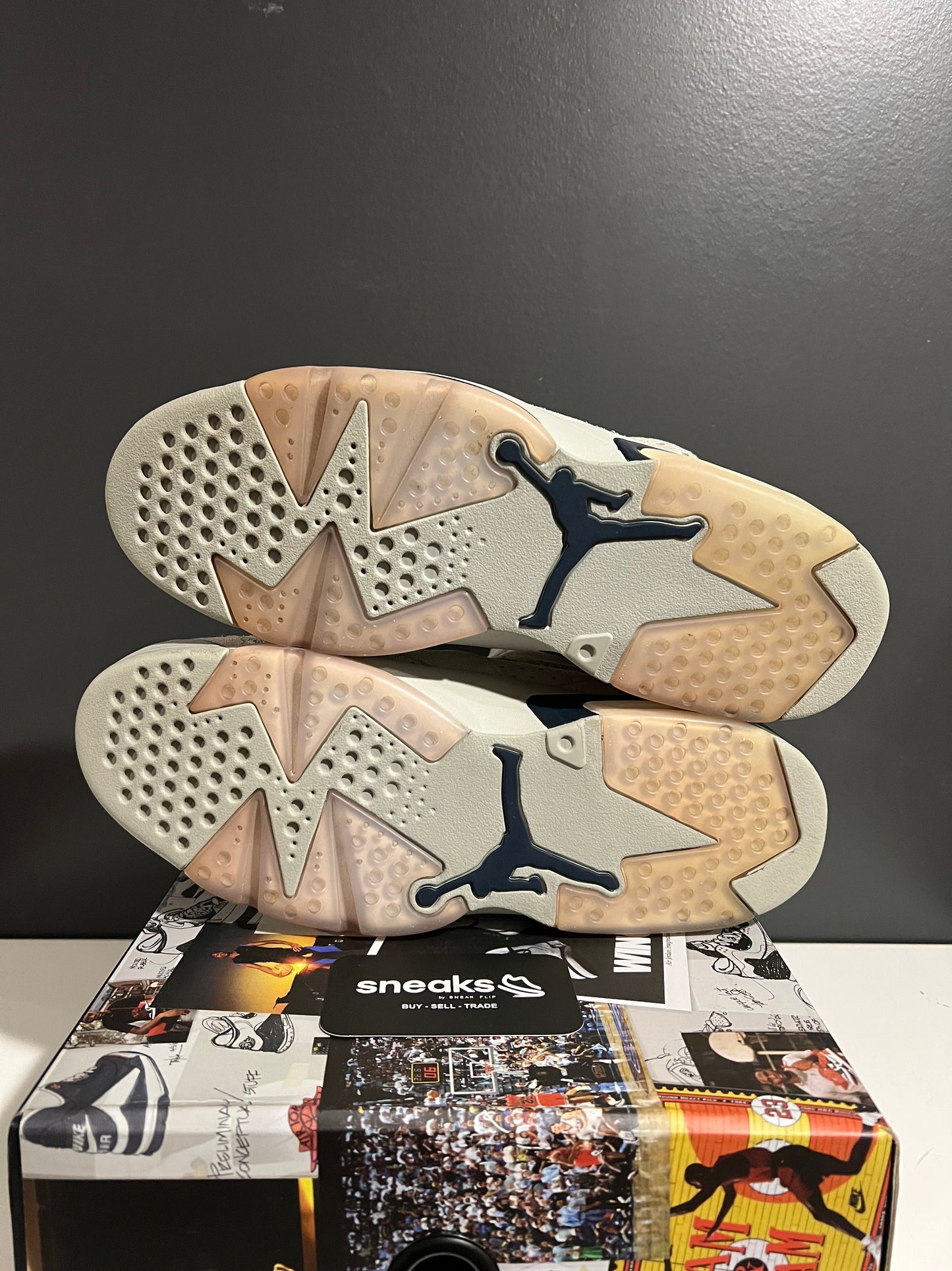 USED Air Jordan 6 Retro Georgetown CT8529-02 SIZE 10.5M OG ALL AG25-41