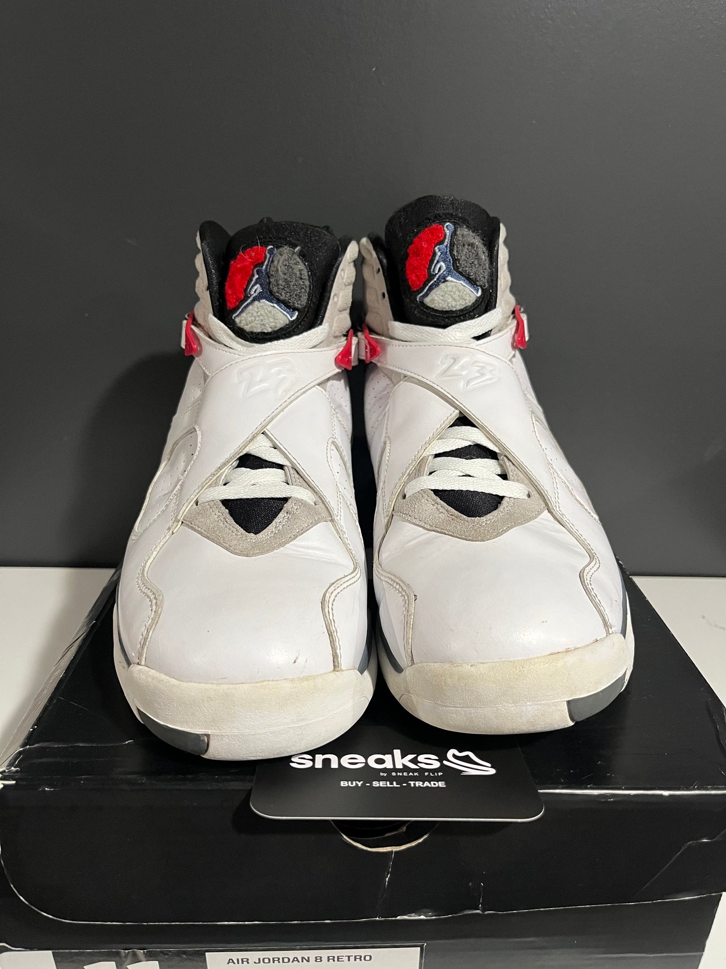 USED Air Jordan 8 Retro Bugs Bunny 2013 305381-103 SIZE 11M OG ALL