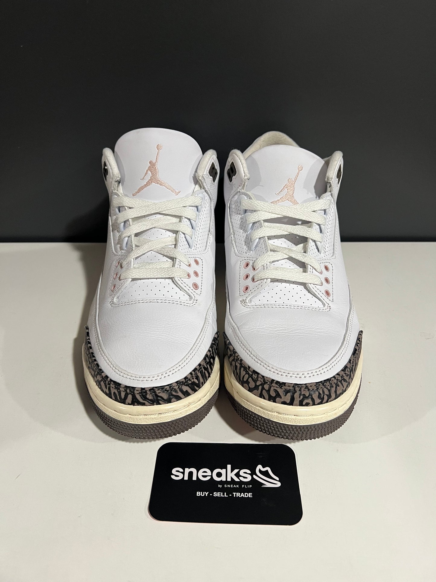 USED Wmns Air Jordan 3 Retro Neapolitan CK9246-102 SIZE 9.5M NO BOX AG25-182