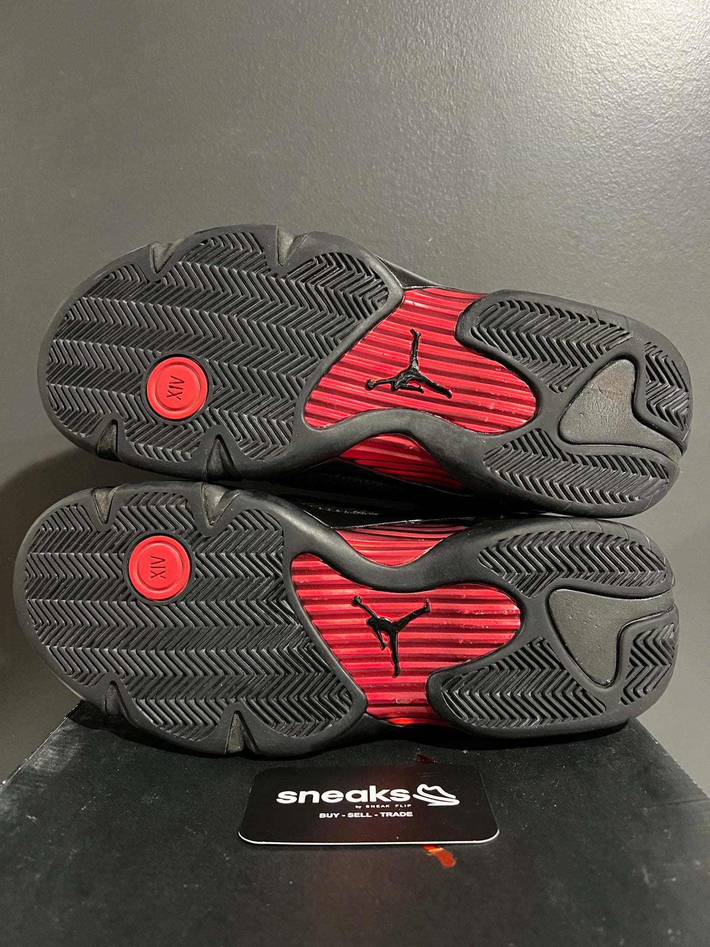 USED Air Jordan 14 Retro Last Shot 2018 487471-003 SIZE 10M OG ALL AG25-275