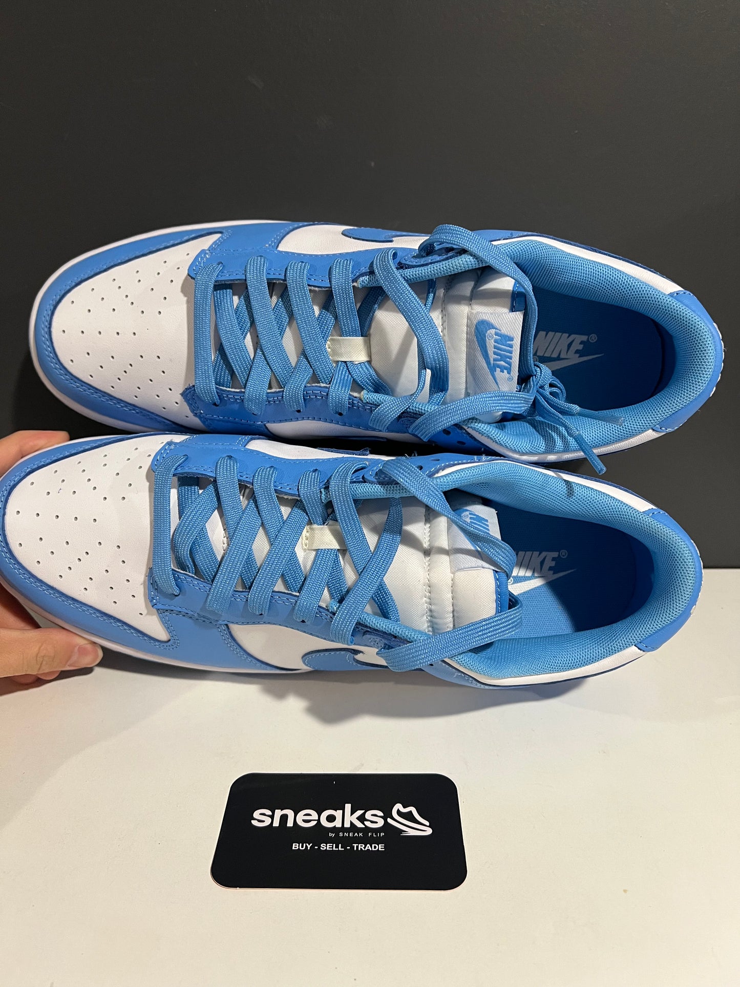 TRIED ON Dunk Low University Blue DD1391-102 SIZE 12M NO BOX SP25-065