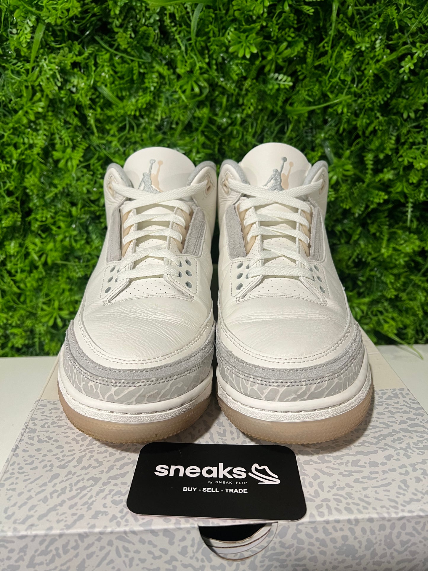 USED Air Jordan 3 Retro SE Craft Ivory FJ9479-100 SIZE 11.5M OG ALL