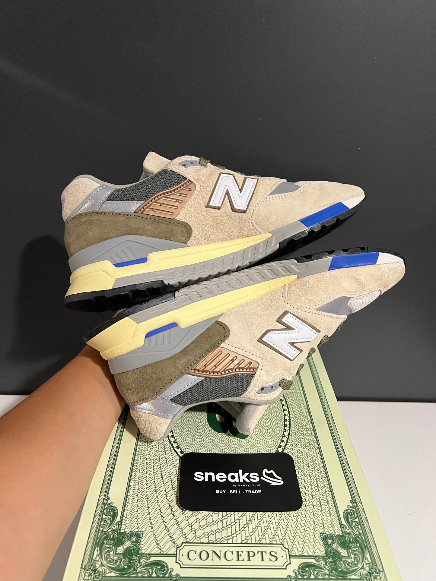 USED New Balance 998 Made in USA C‑Note (Concepts) U998CN SIZE 9M OG ALL AG25-110
