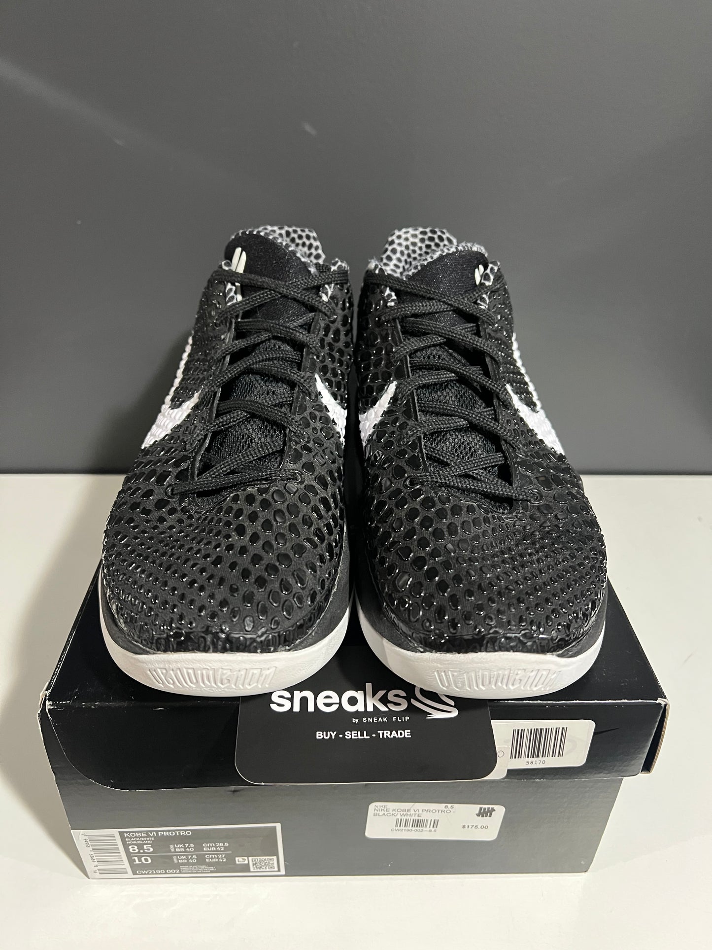 USED Zoom Kobe 6 Protro Mambacita Sweet Sixteen CW2190-002 SIZE 8.5M OG ALL AG25-342