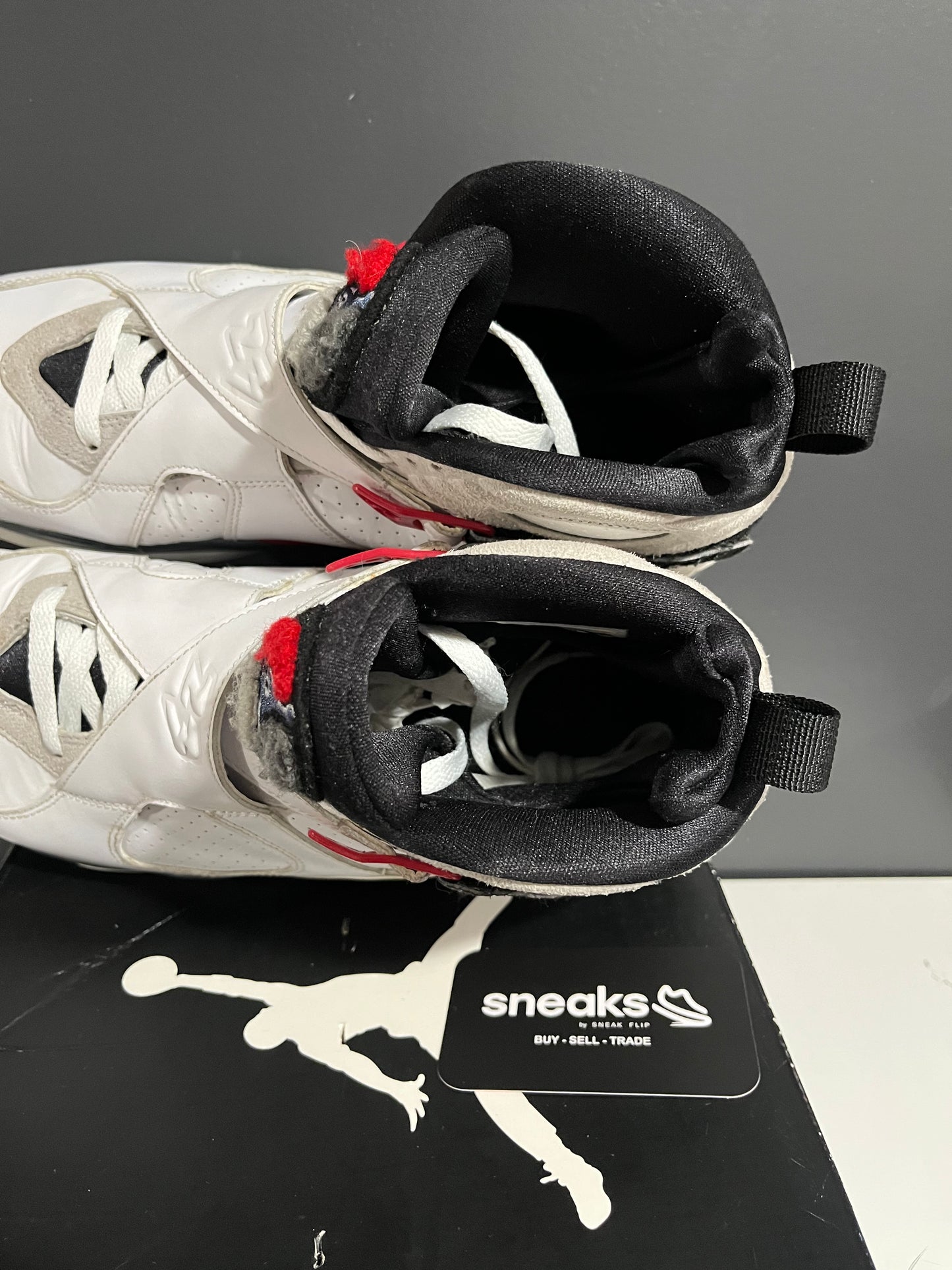 USED Air Jordan 8 Retro Bugs Bunny 2013 305381-103 SIZE 11M OG ALL
