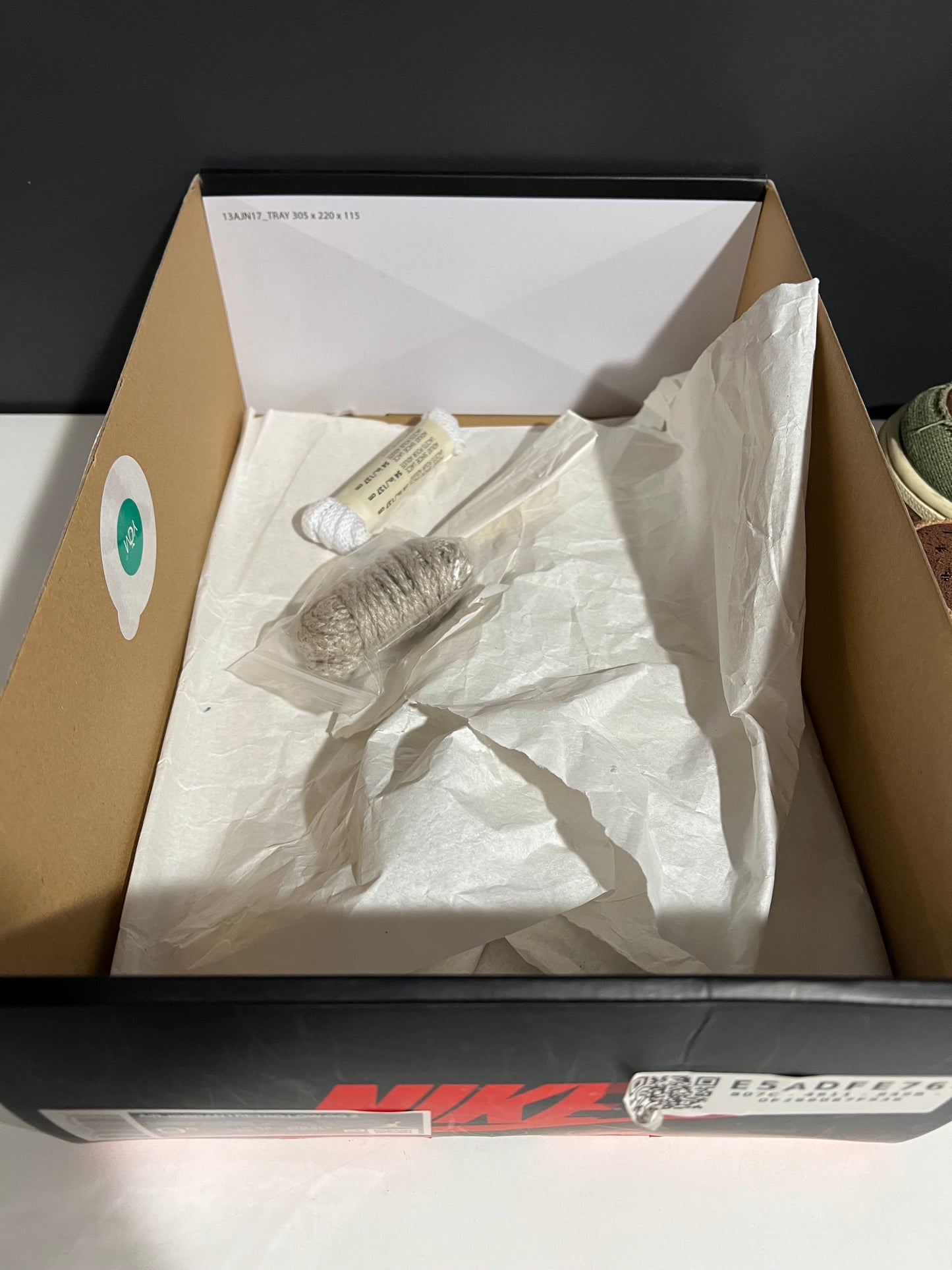 USED Zion Williamson x Air Jordan 1 Retro Low OG Voodoo DZ7292-200 SIZE 9.5M OG ALL AG25-313