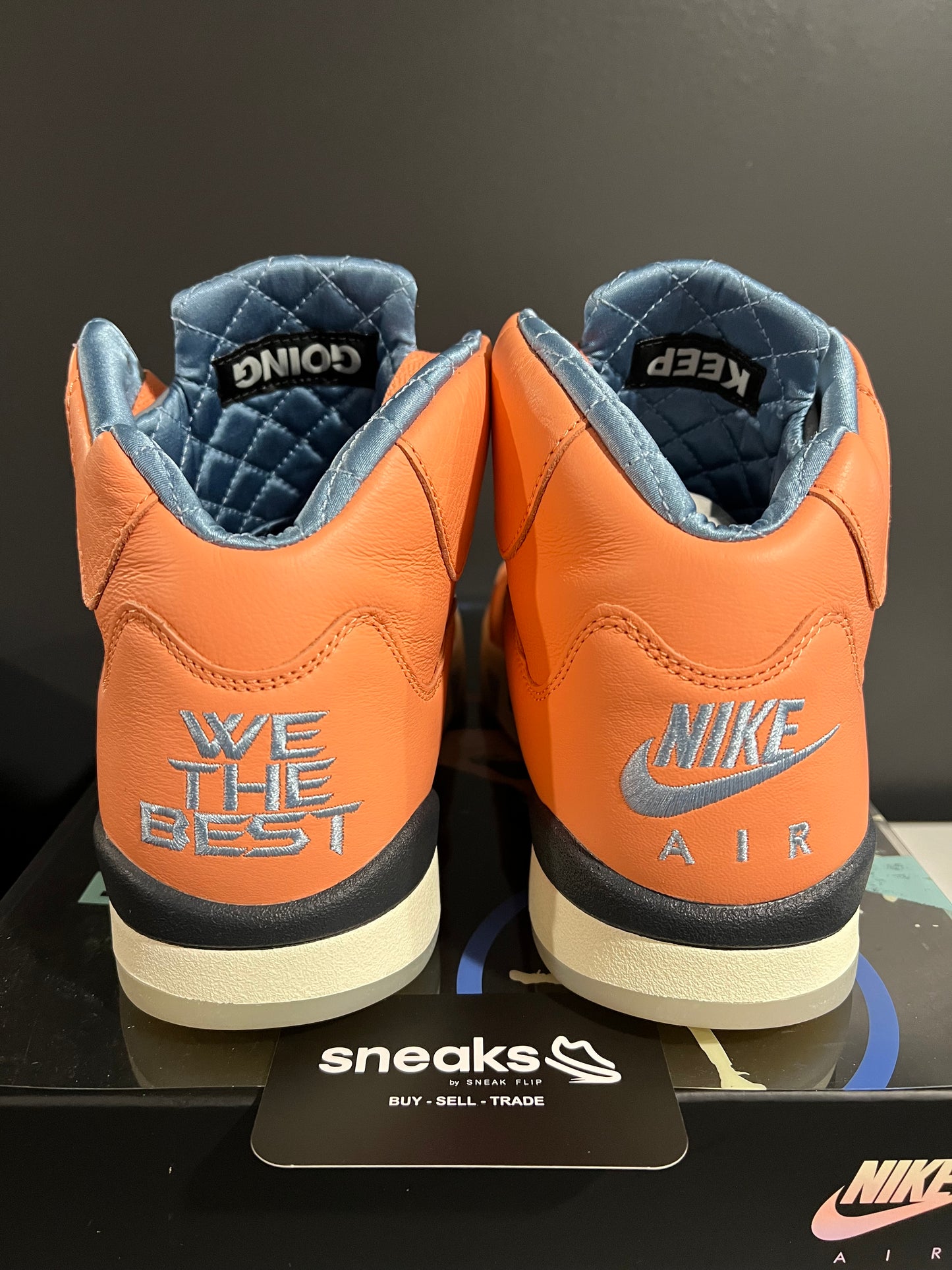 USED DJ Khaled x Air Jordan 5 Retro We The Best - Crimson Bliss DV4982-641 SIZE 11M OG ALL JY25-177