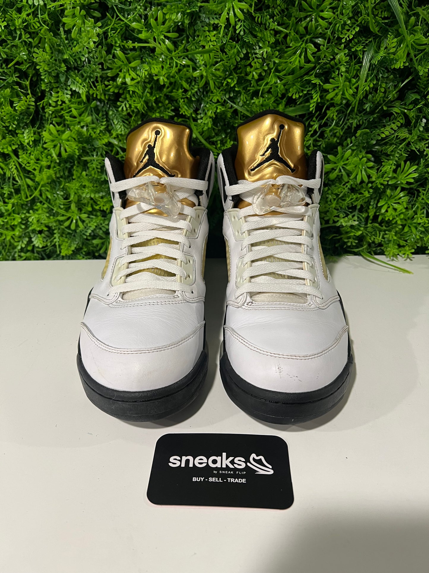 Air Jordan 5 Retro Olympic 136027-133 SIZE 9.5 USED NO BOX